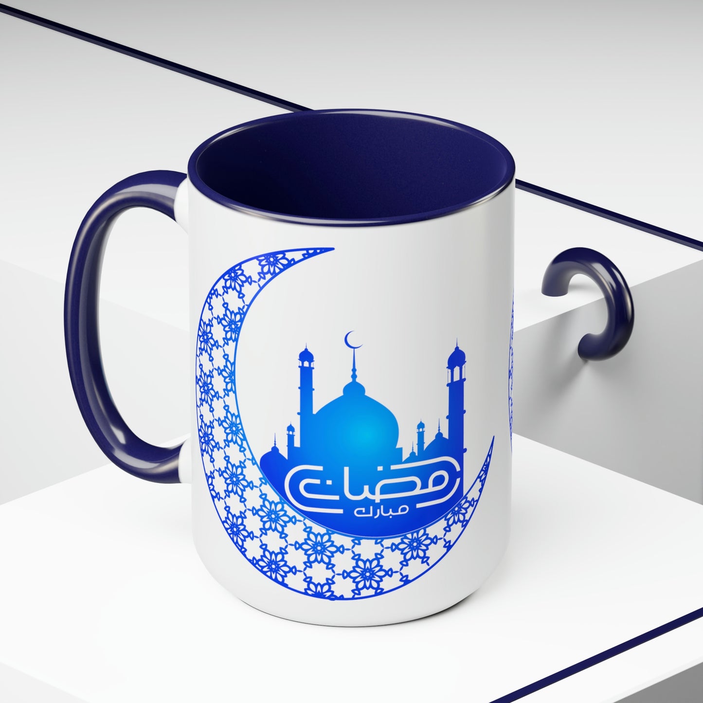 Ramadan Kareem - Two-Tone Coffee Mugs, 15oz