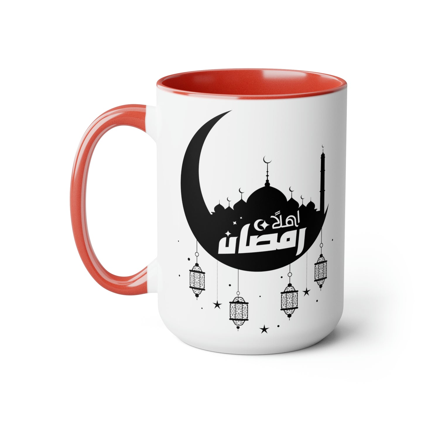 Ramadan Kareem - Two-Tone Coffee Mugs, 15oz