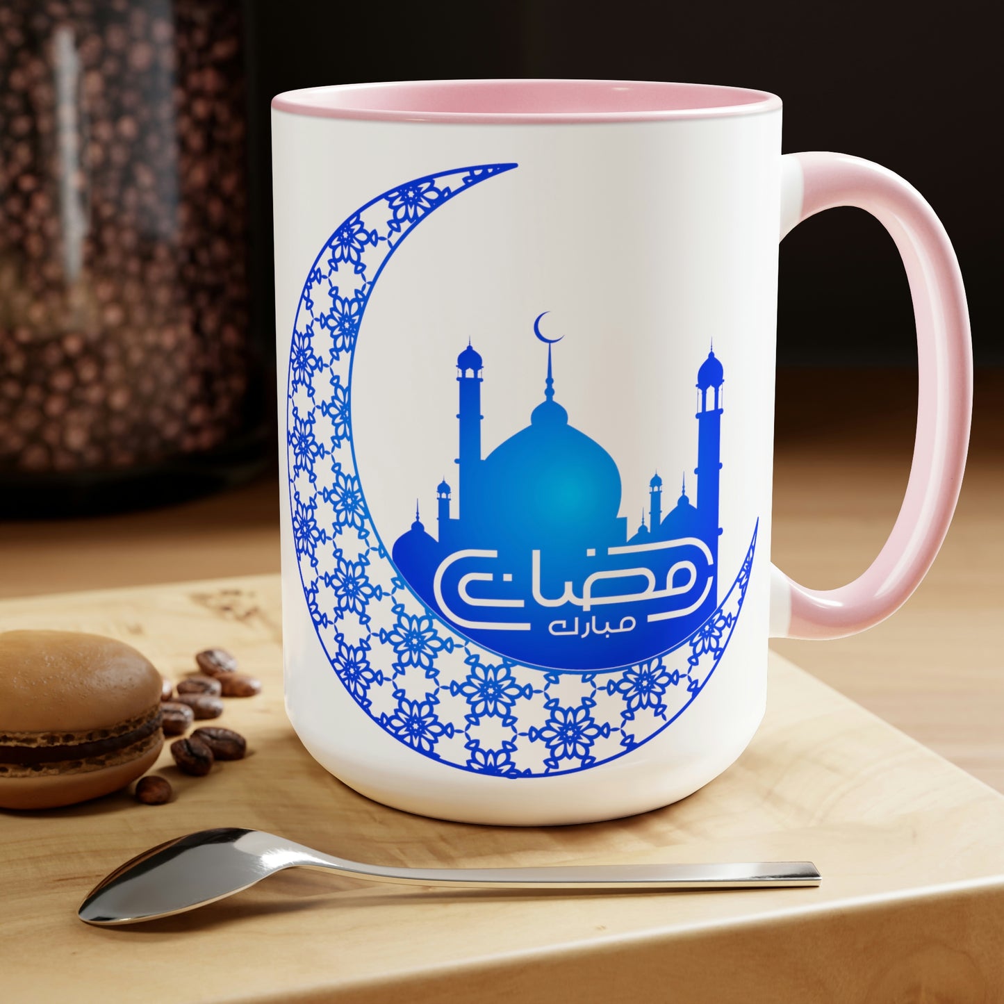 Ramadan Kareem - Two-Tone Coffee Mugs, 15oz