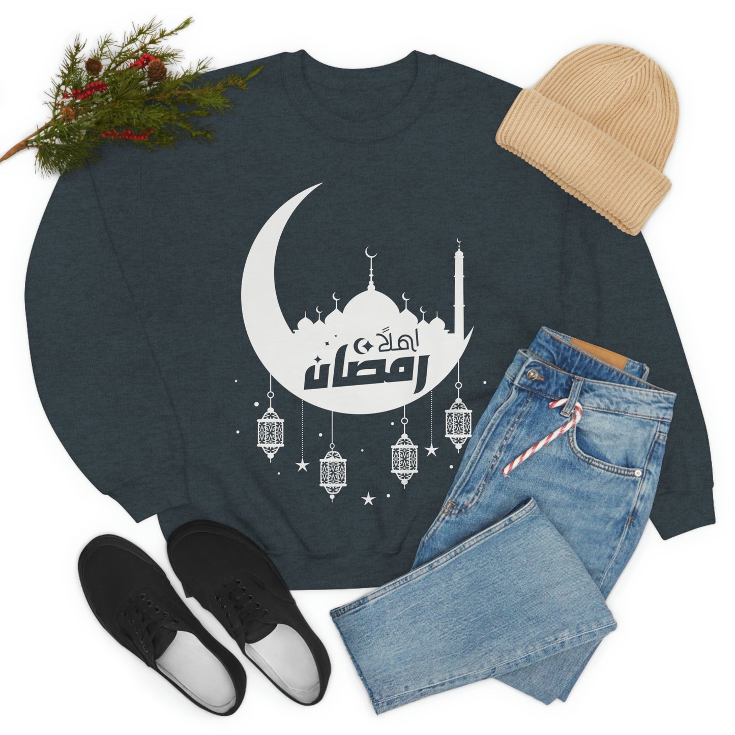 Ramadan Kareem (Style 17) - Unisex Heavy Blend™ Crewneck Sweatshirt