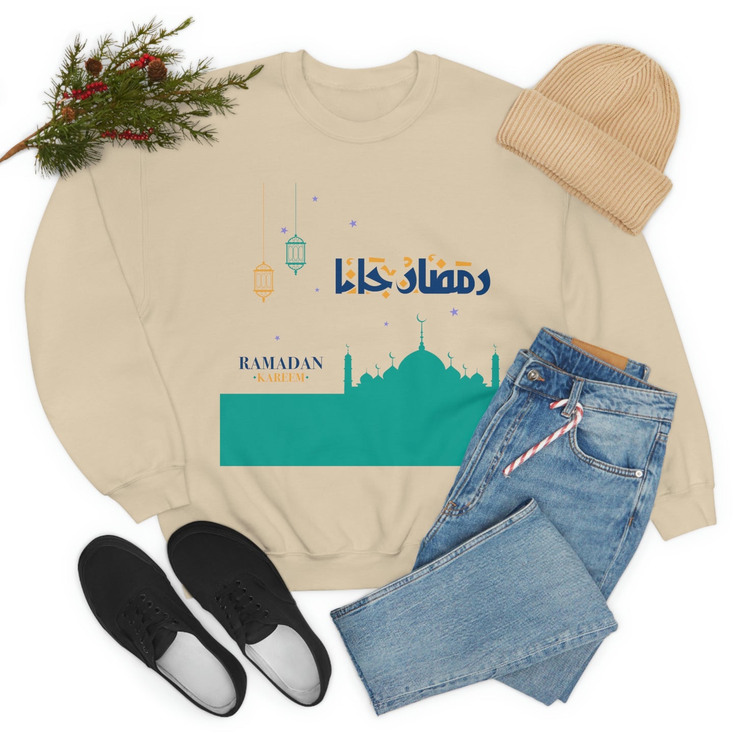 Ramadan Kareem (Style 21) - Unisex Heavy Blend™ Crewneck Sweatshirt