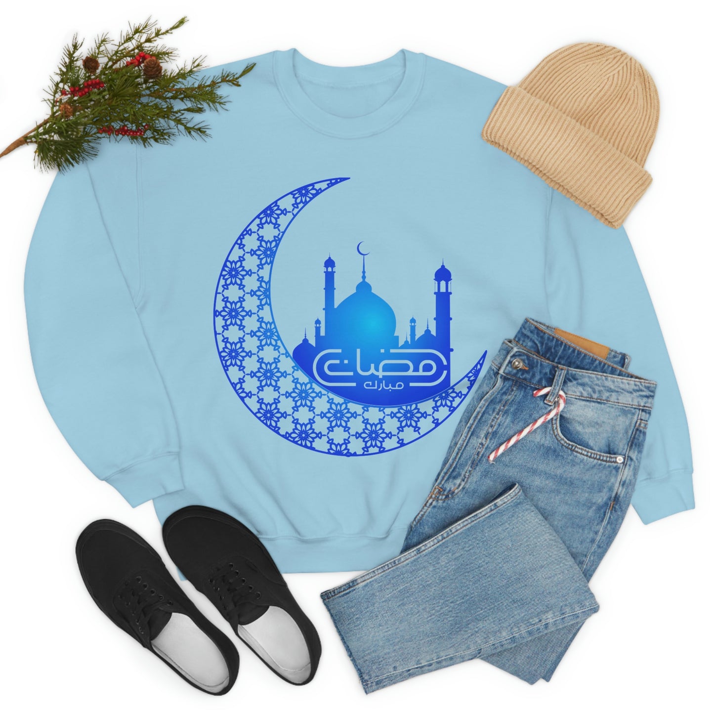 Ramadan Kareem (Style 15) - Unisex Heavy Blend™ Crewneck Sweatshirt
