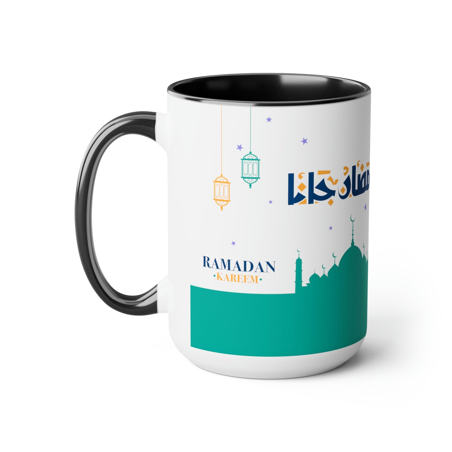 Ramadan Kareem - Two-Tone Coffee Mugs, 15oz