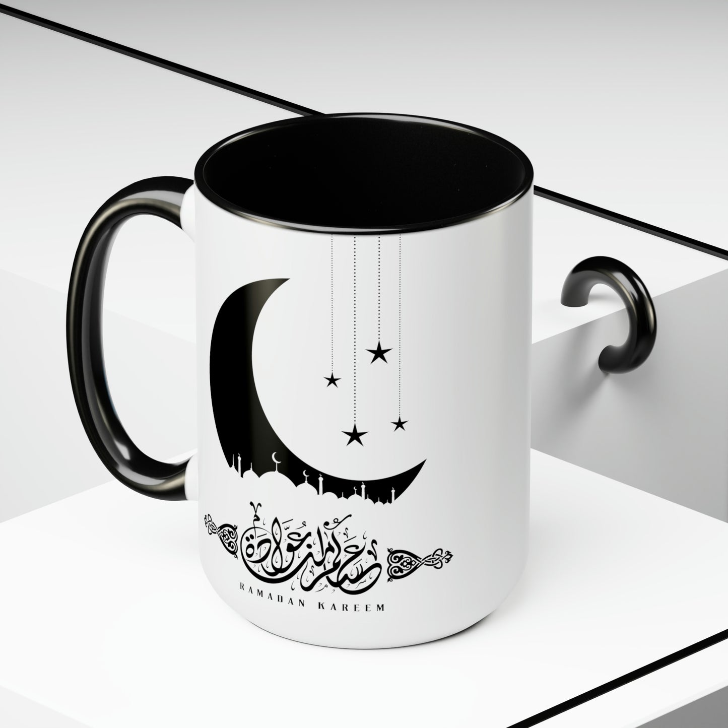 Ramadan Kareem - Two-Tone Coffee Mugs, 15oz