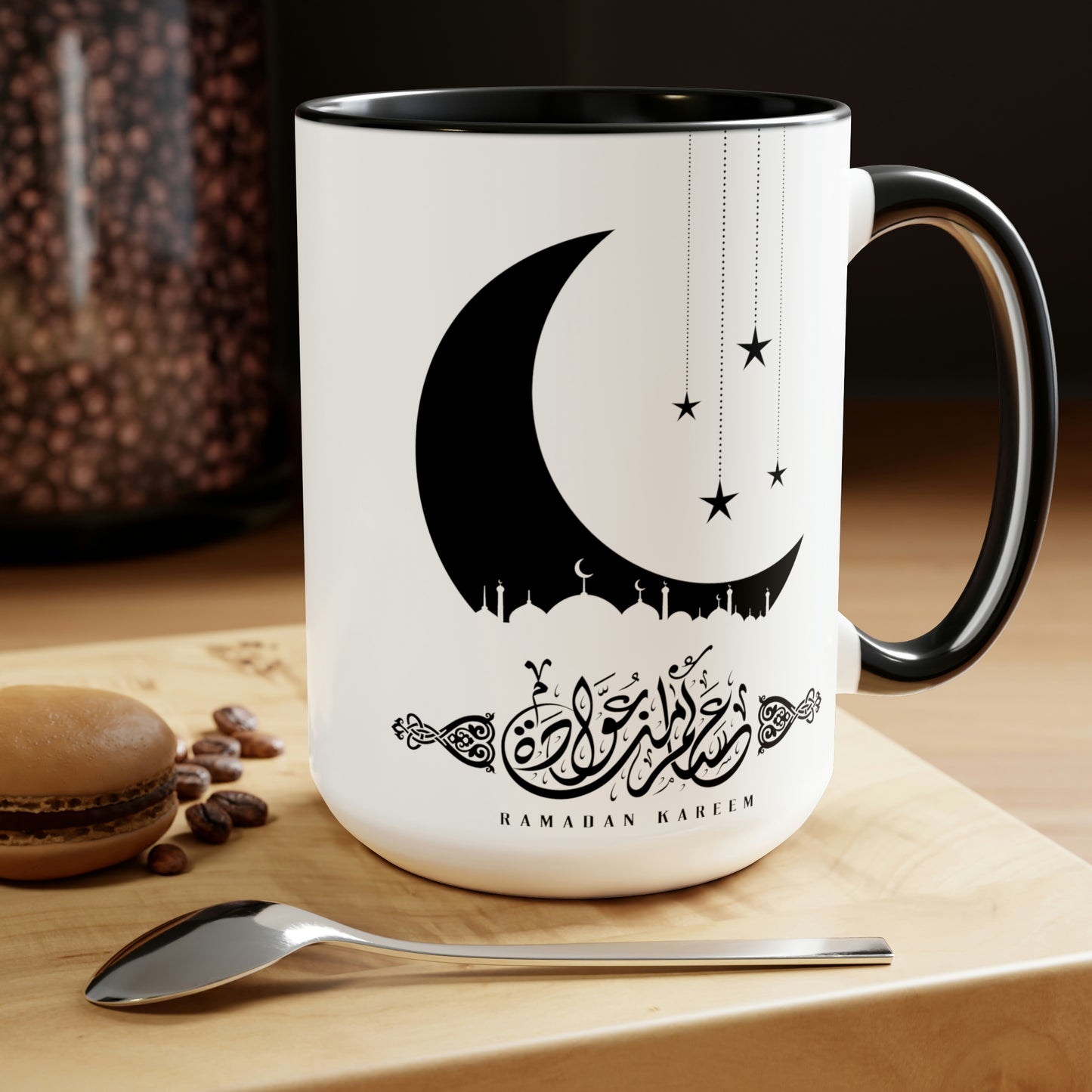 Ramadan Kareem - Two-Tone Coffee Mugs, 15oz