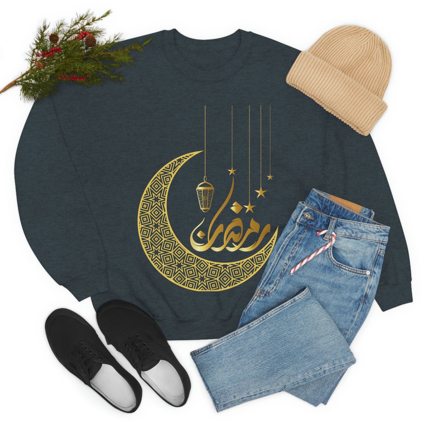 Ramadan Kareem (Style 16) - Unisex Heavy Blend™ Crewneck Sweatshirt
