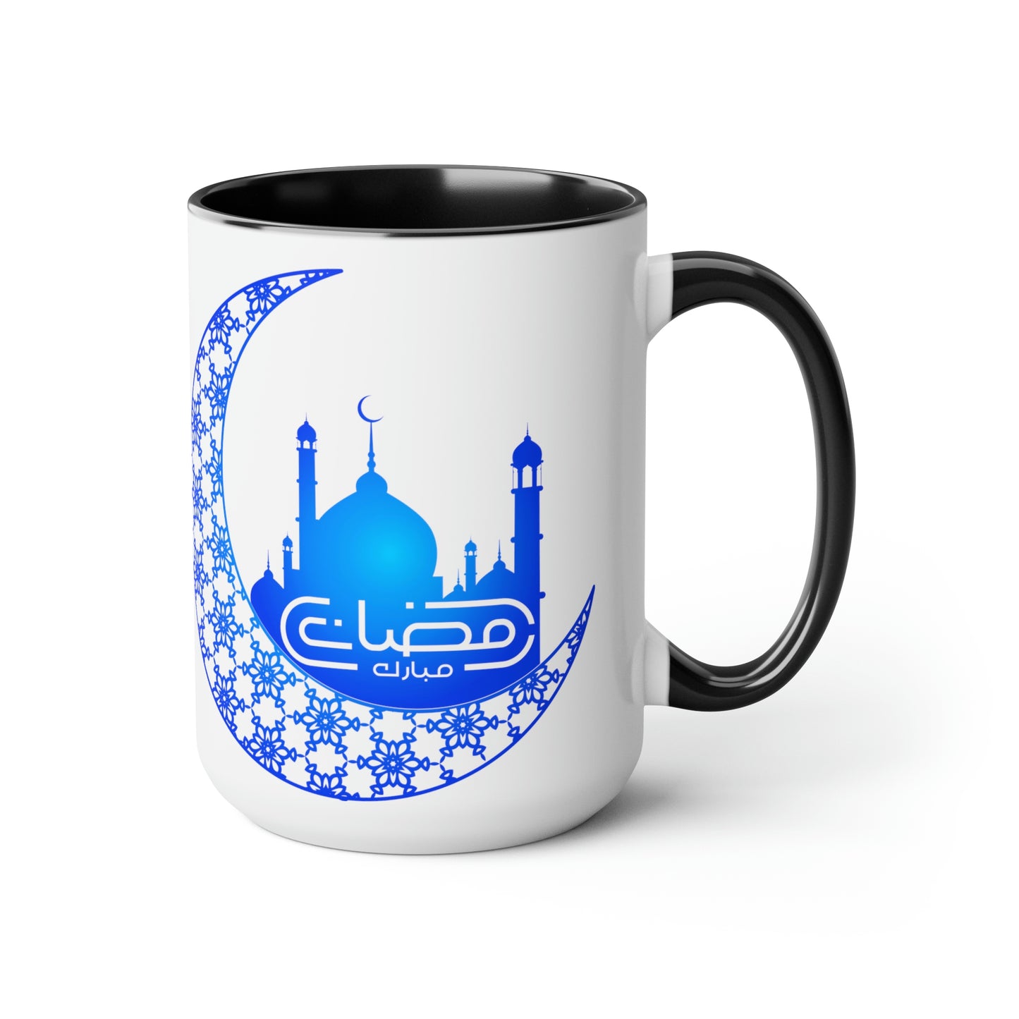 Ramadan Kareem - Two-Tone Coffee Mugs, 15oz