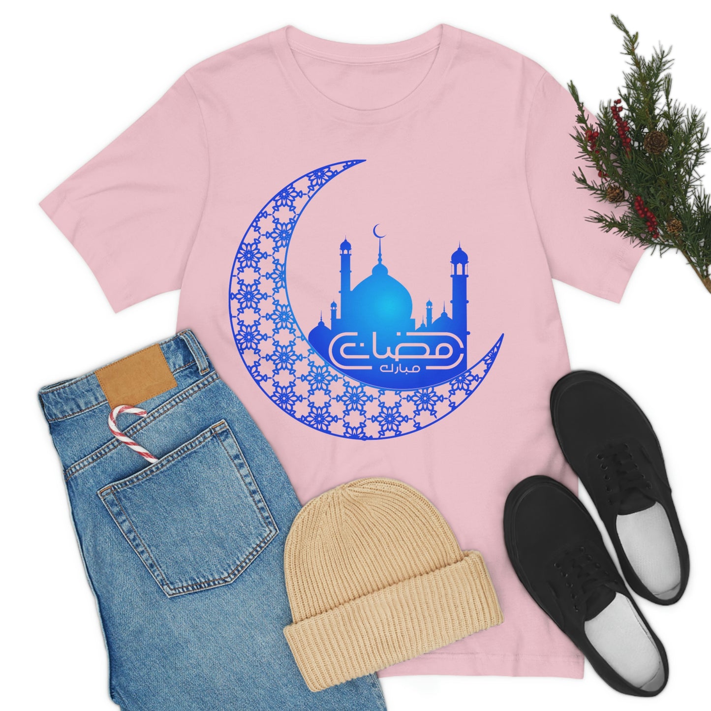 Ramadan Mubarak (Style 15) - Unisex Heavy Cotton Tee