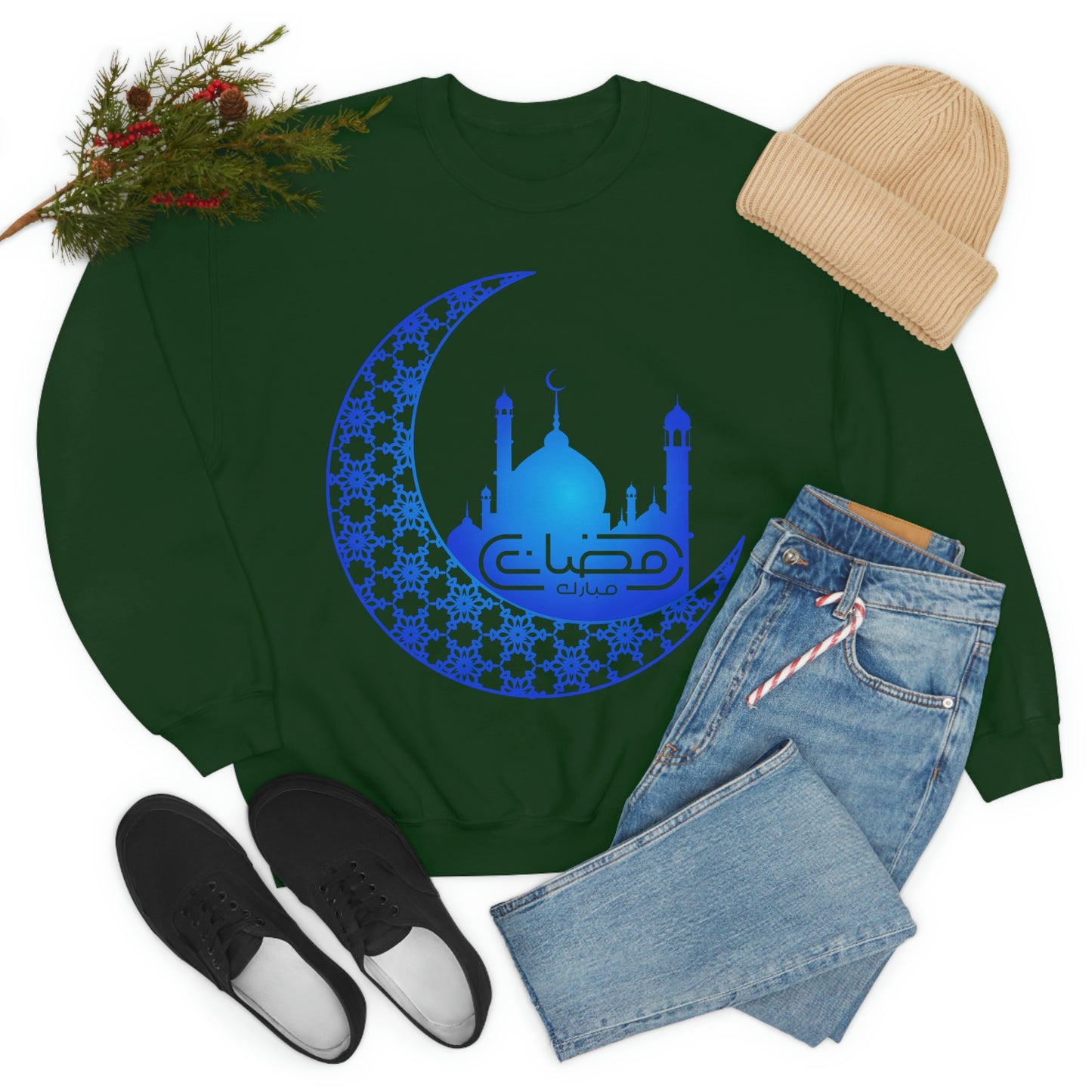 Ramadan Kareem (Style 15) - Unisex Heavy Blend™ Crewneck Sweatshirt