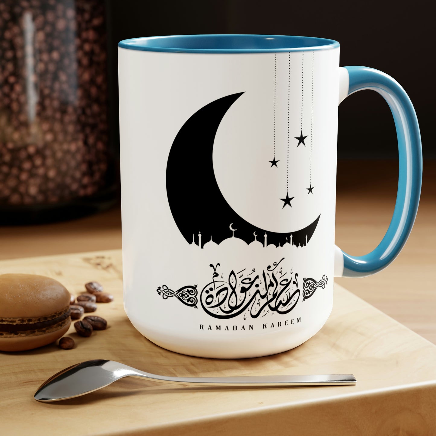 Ramadan Kareem - Two-Tone Coffee Mugs, 15oz