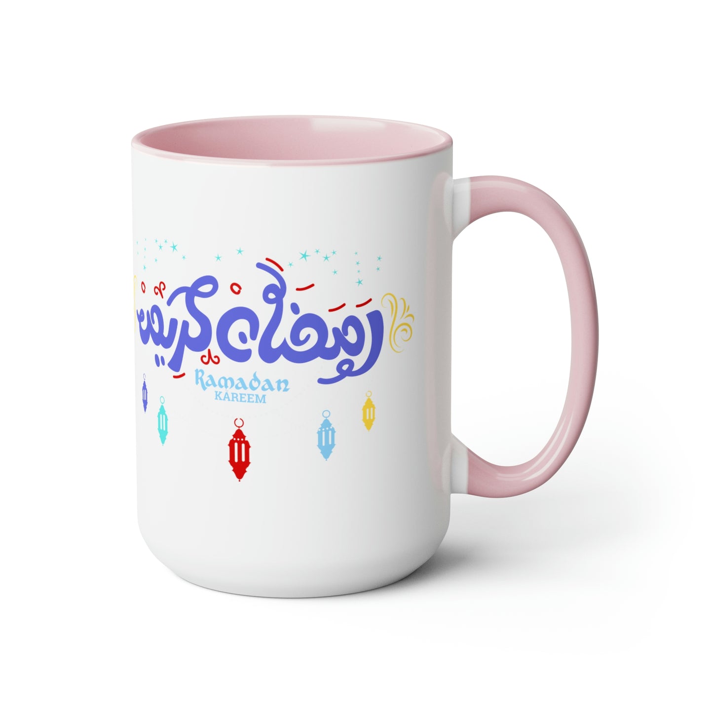 Ramadan Kareem - Two-Tone Coffee Mugs, 15oz