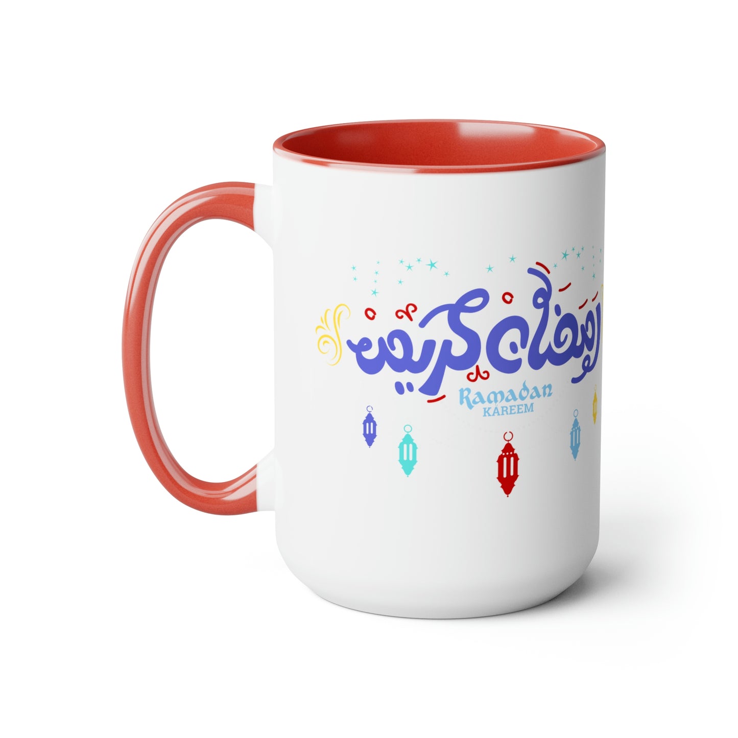 Ramadan Kareem - Two-Tone Coffee Mugs, 15oz