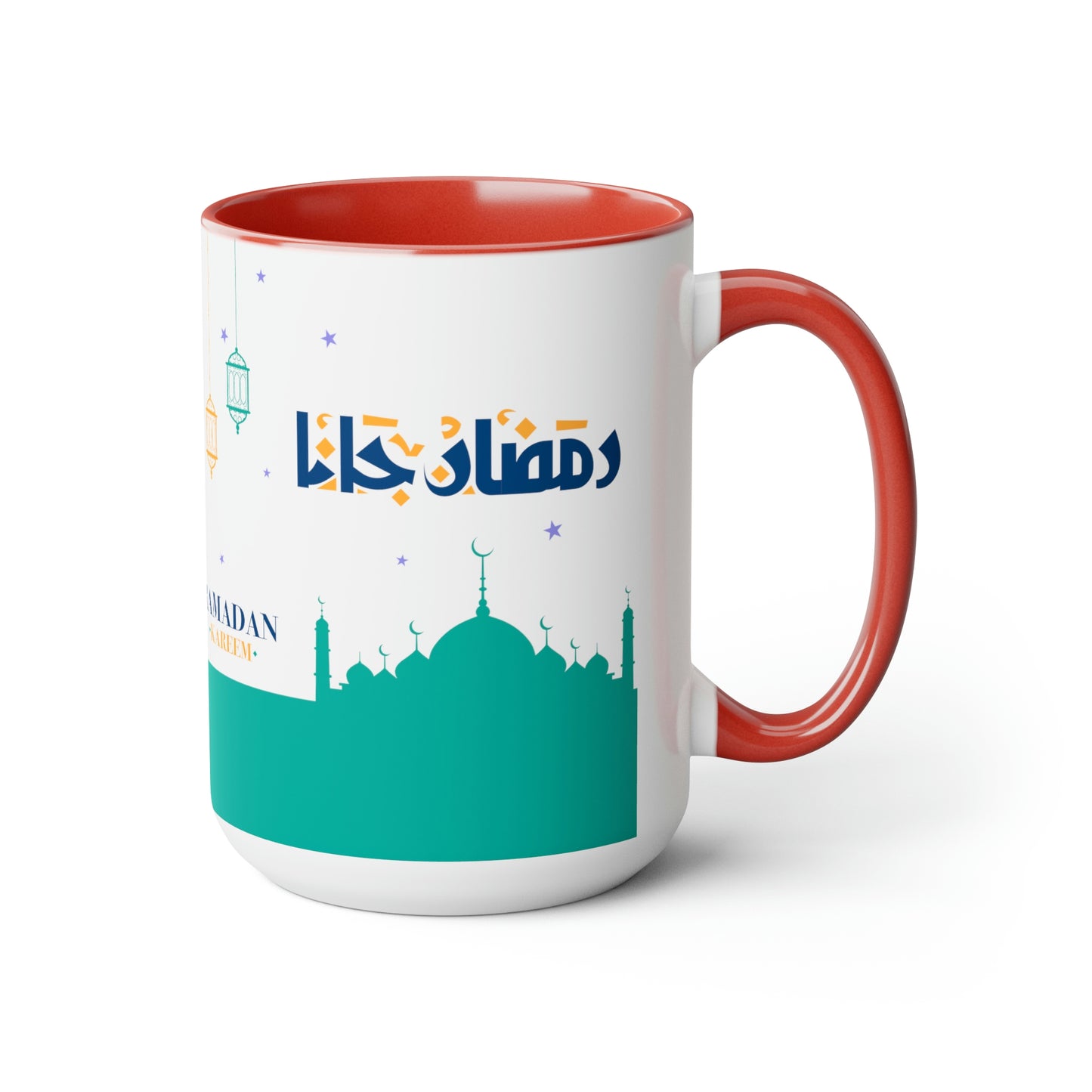Ramadan Kareem - Two-Tone Coffee Mugs, 15oz