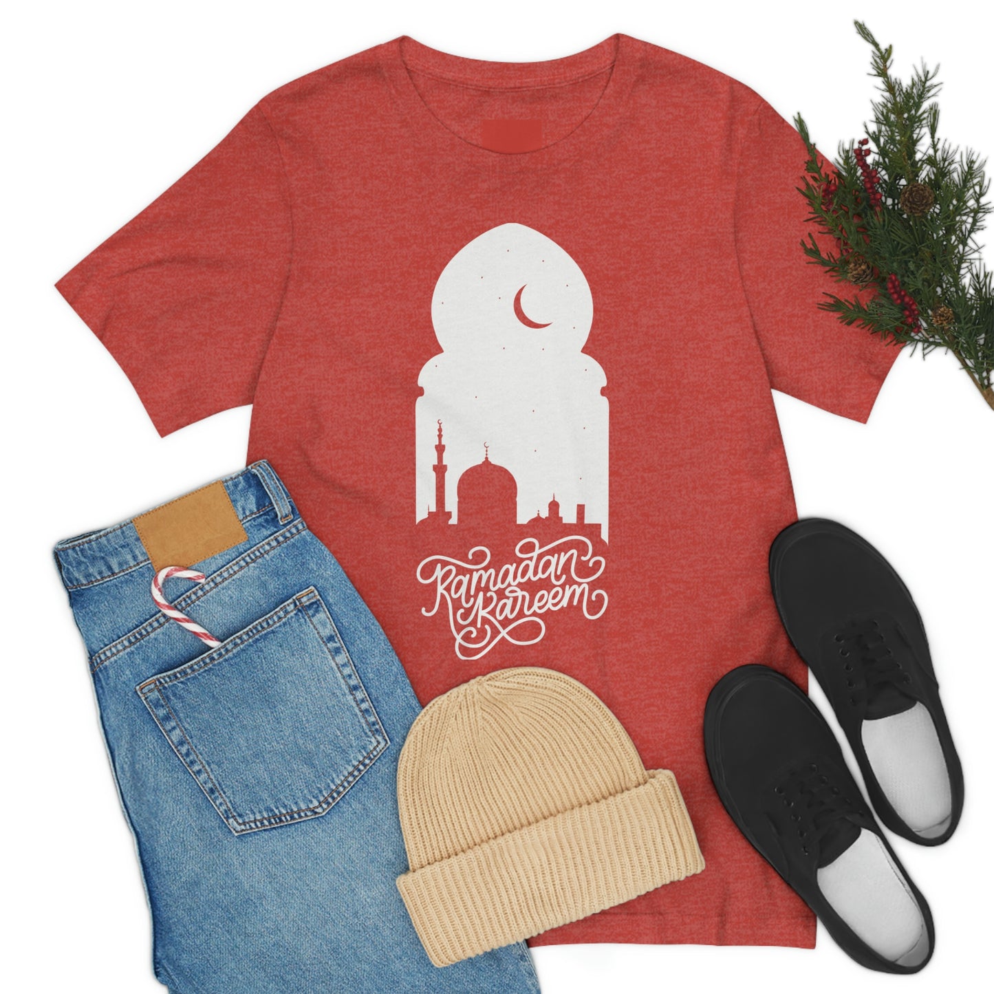 Ramadan Kareem (Style 3) - Unisex Heavy Cotton Tee