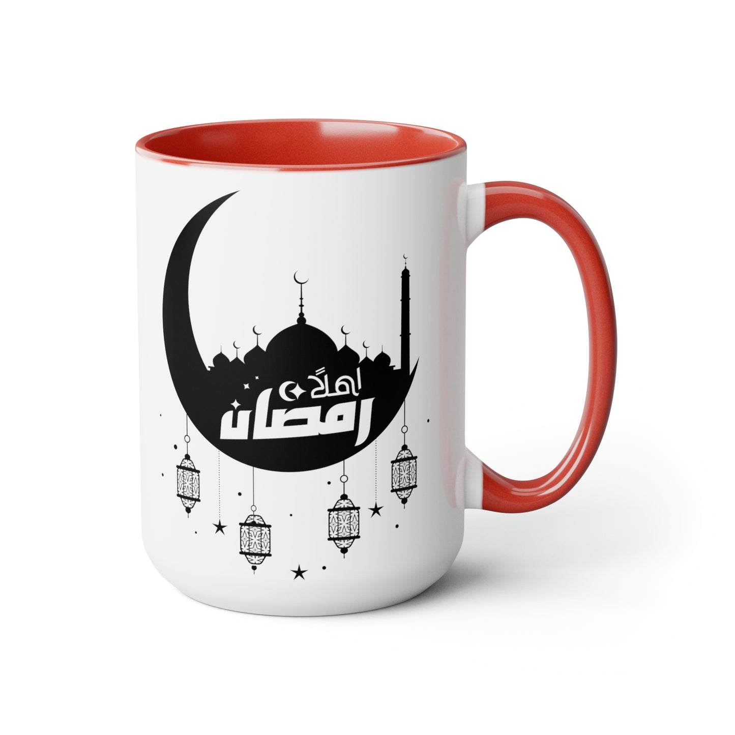 Ramadan Kareem - Two-Tone Coffee Mugs, 15oz