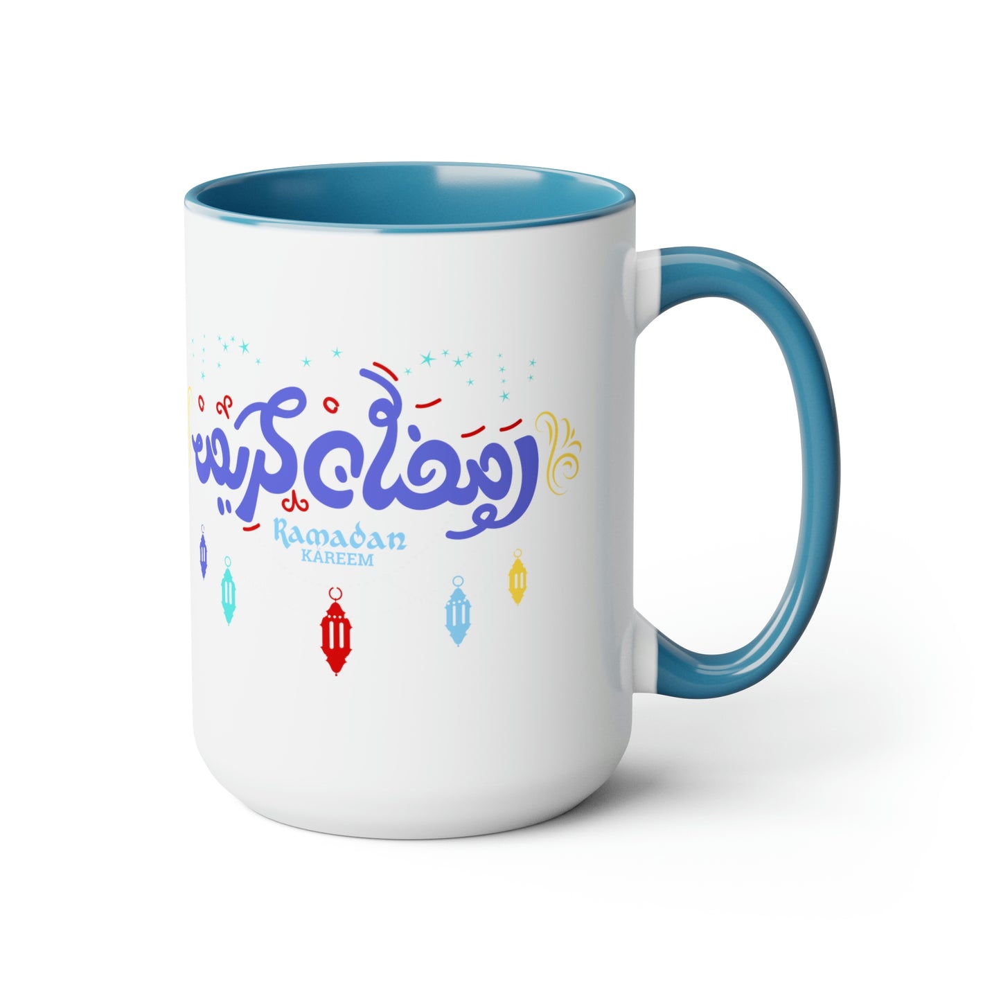 Ramadan Kareem - Two-Tone Coffee Mugs, 15oz
