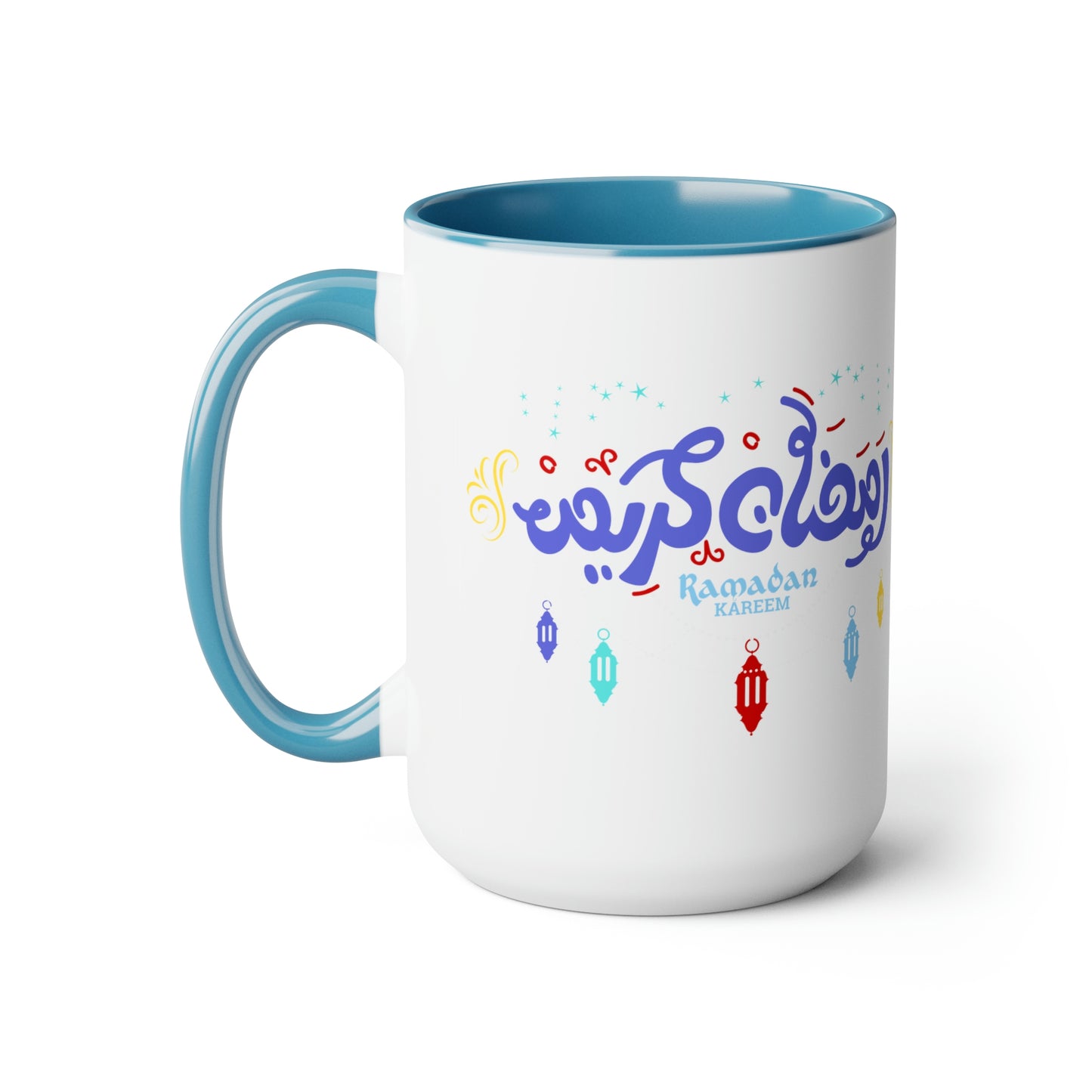 Ramadan Kareem - Two-Tone Coffee Mugs, 15oz