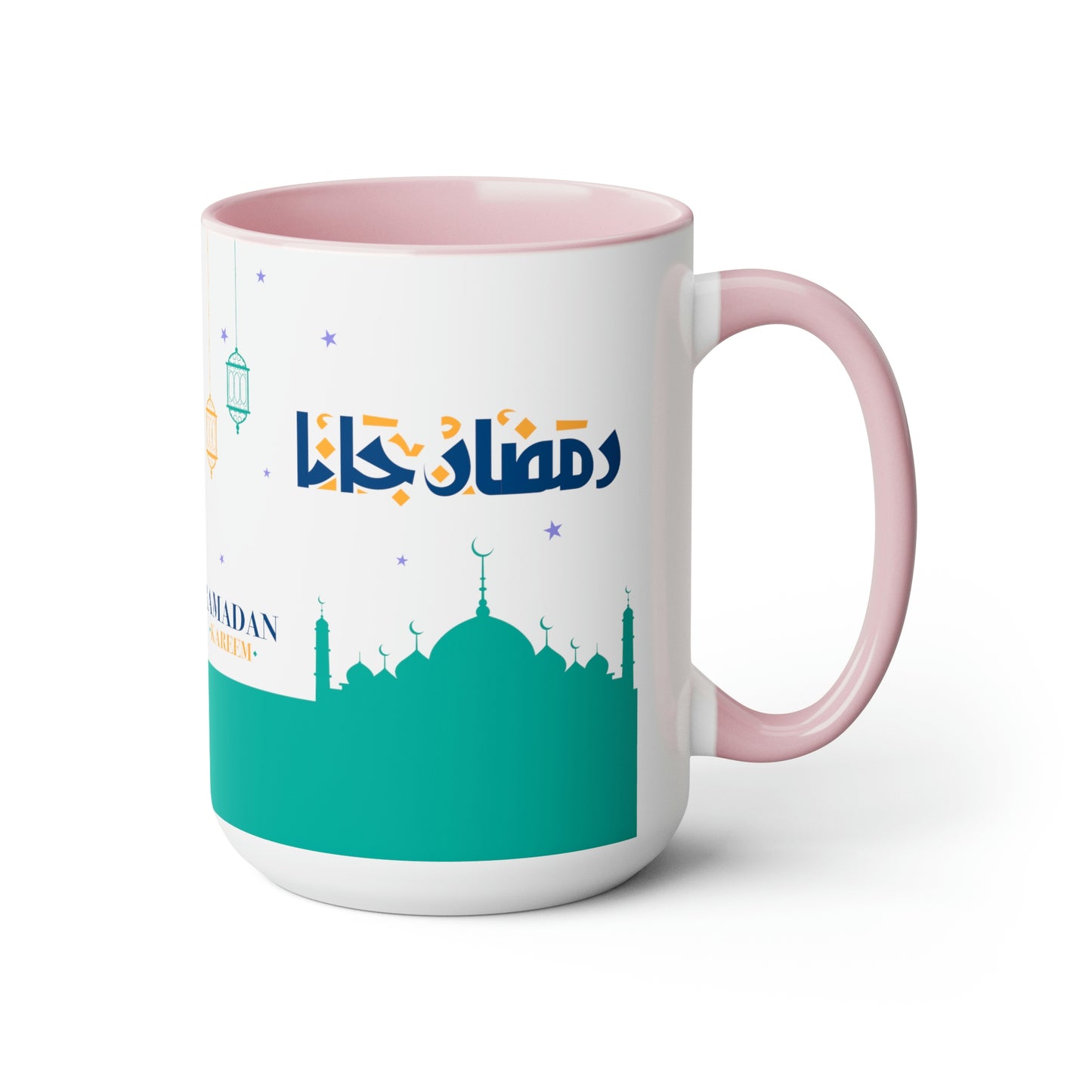 Ramadan Kareem - Two-Tone Coffee Mugs, 15oz