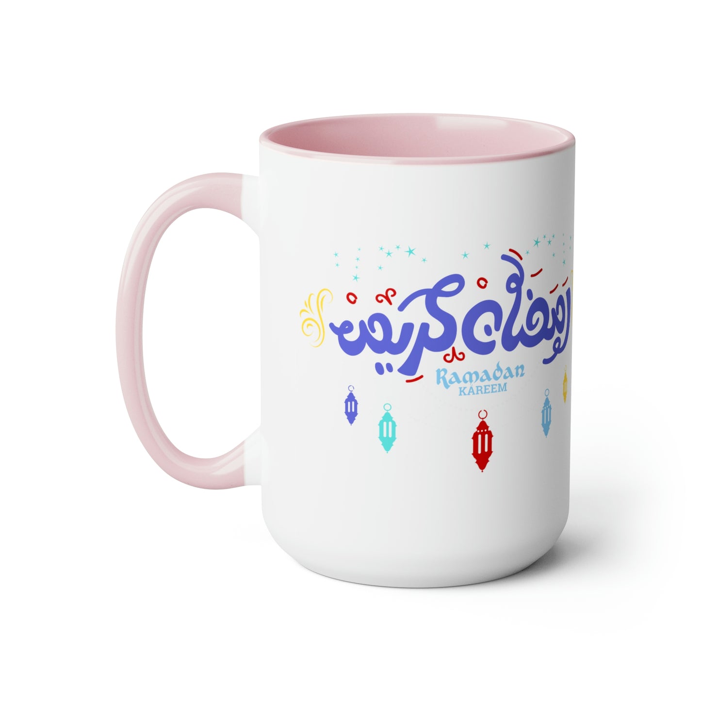 Ramadan Kareem - Two-Tone Coffee Mugs, 15oz