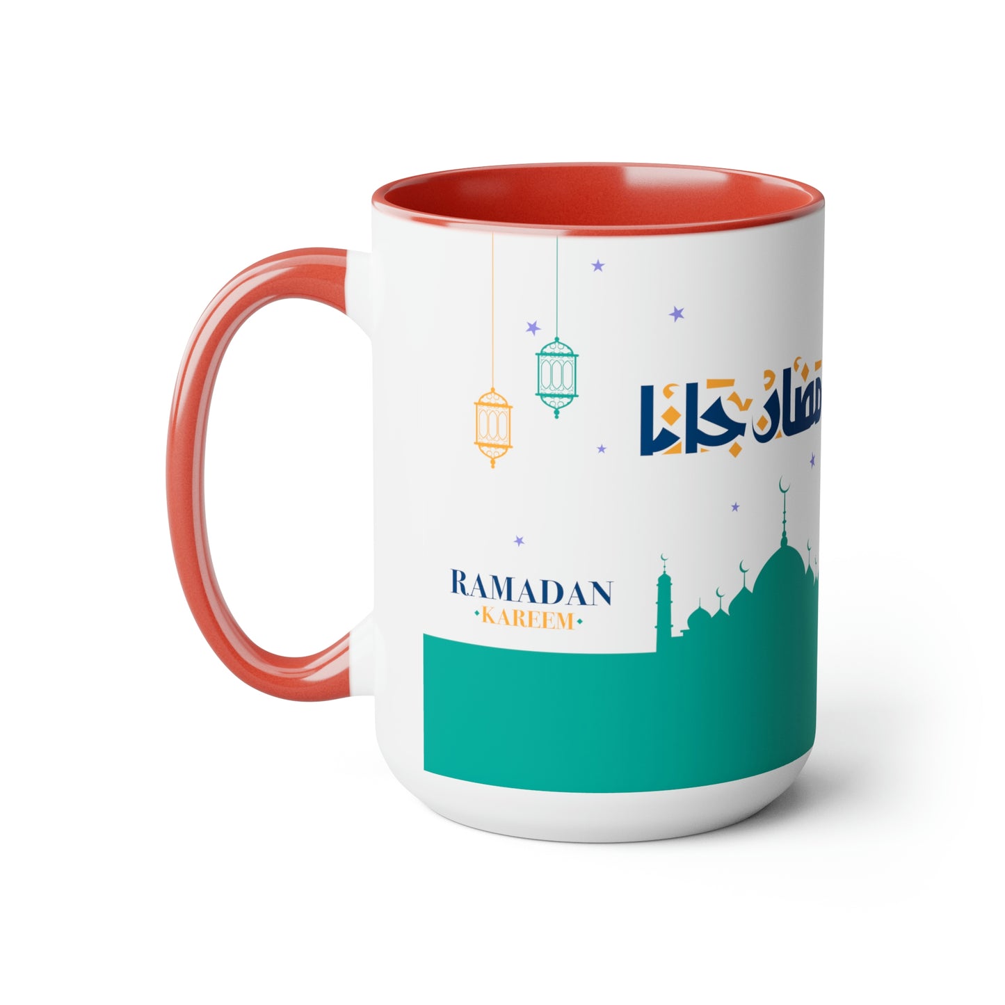 Ramadan Kareem - Two-Tone Coffee Mugs, 15oz