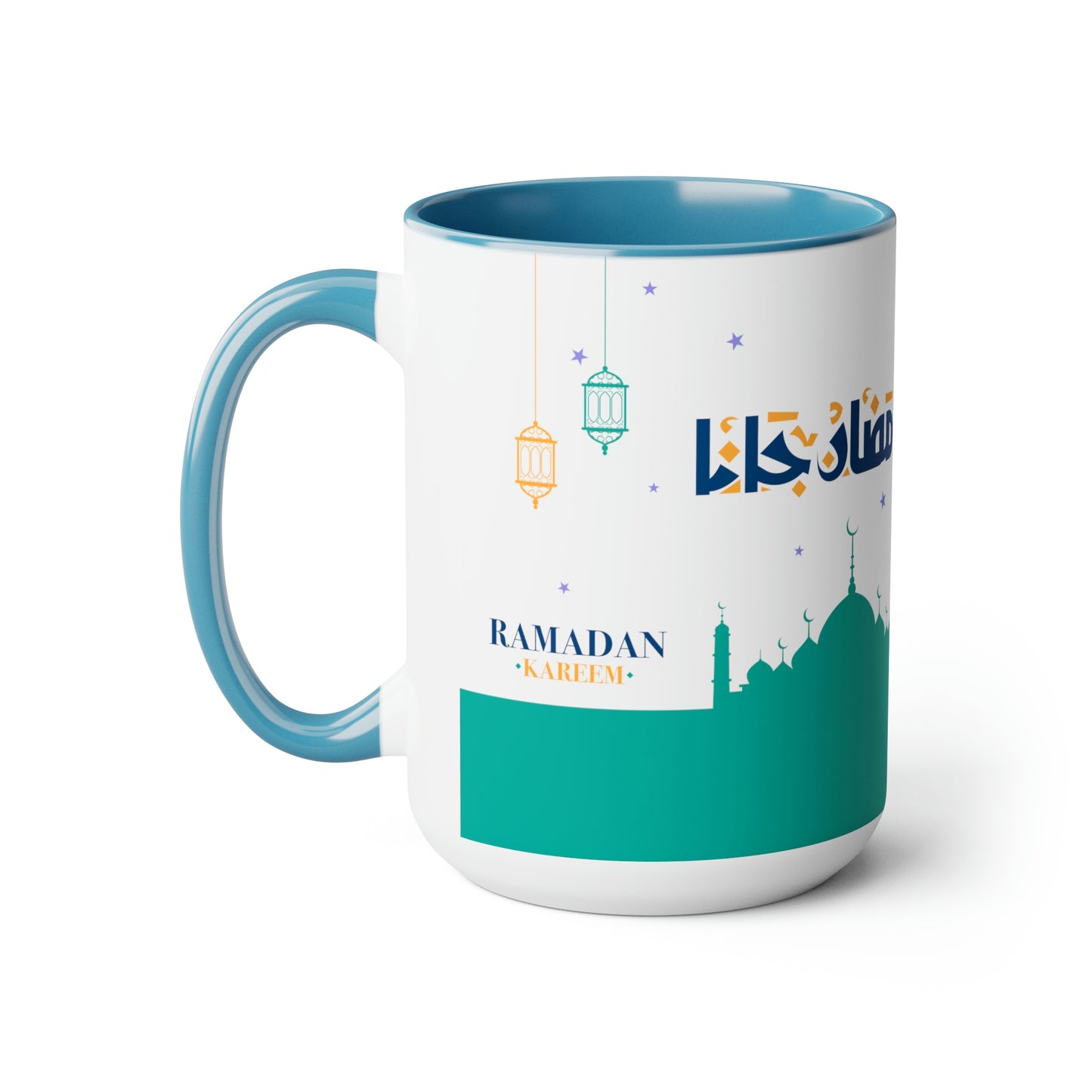 Ramadan Kareem - Two-Tone Coffee Mugs, 15oz