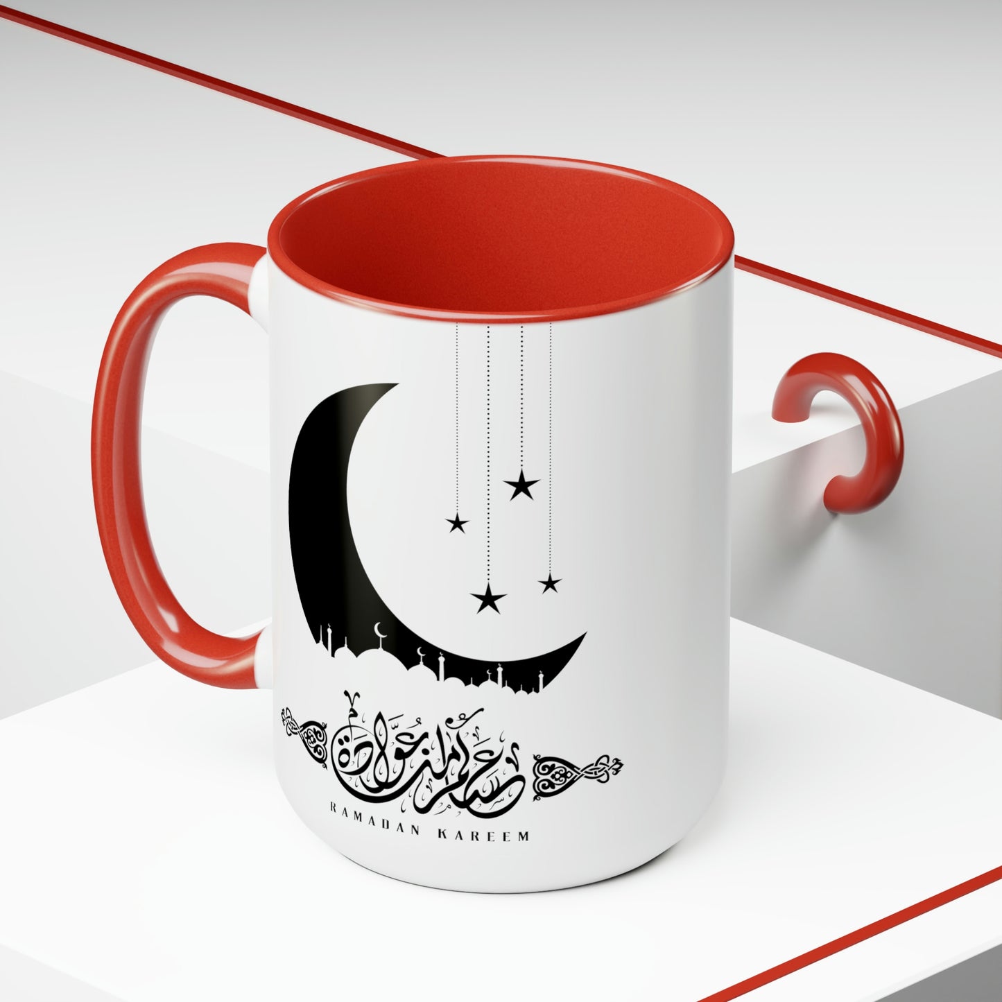 Ramadan Kareem - Two-Tone Coffee Mugs, 15oz
