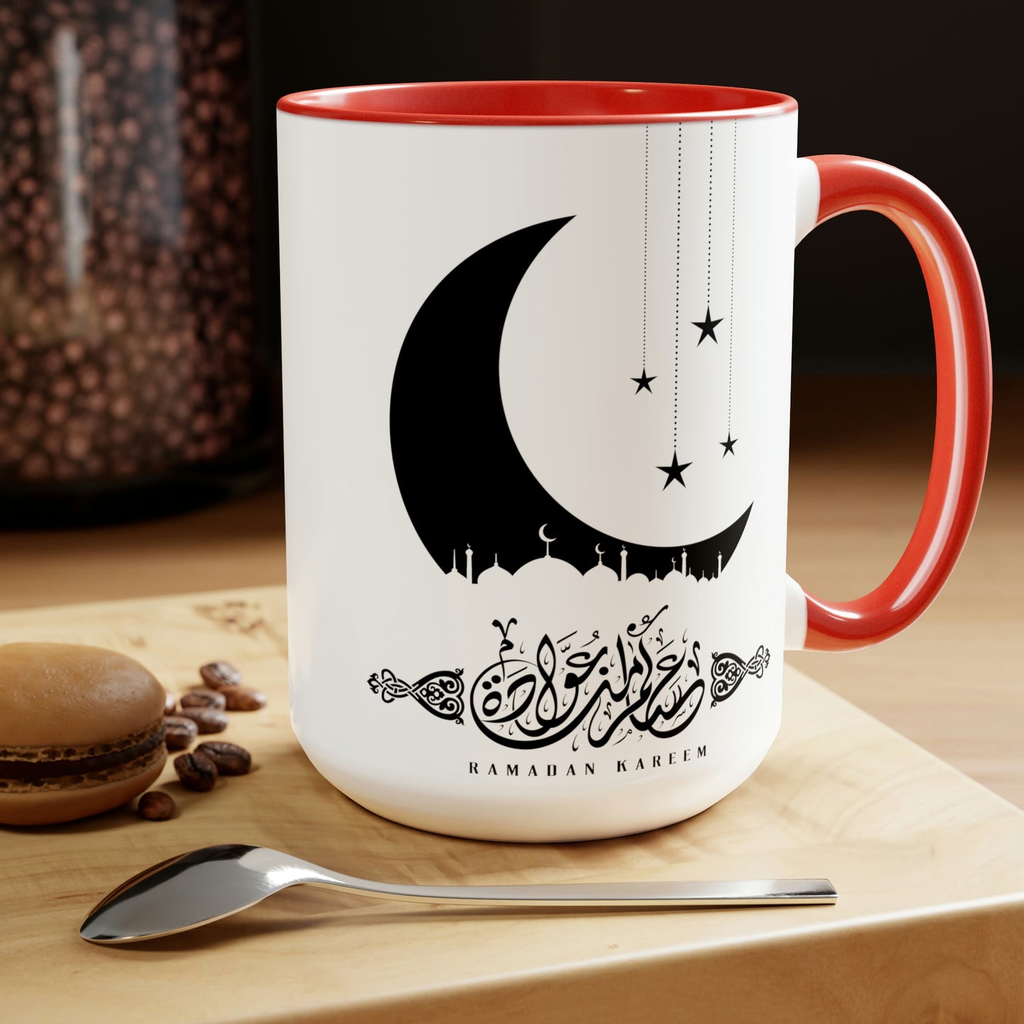 Ramadan Kareem - Two-Tone Coffee Mugs, 15oz