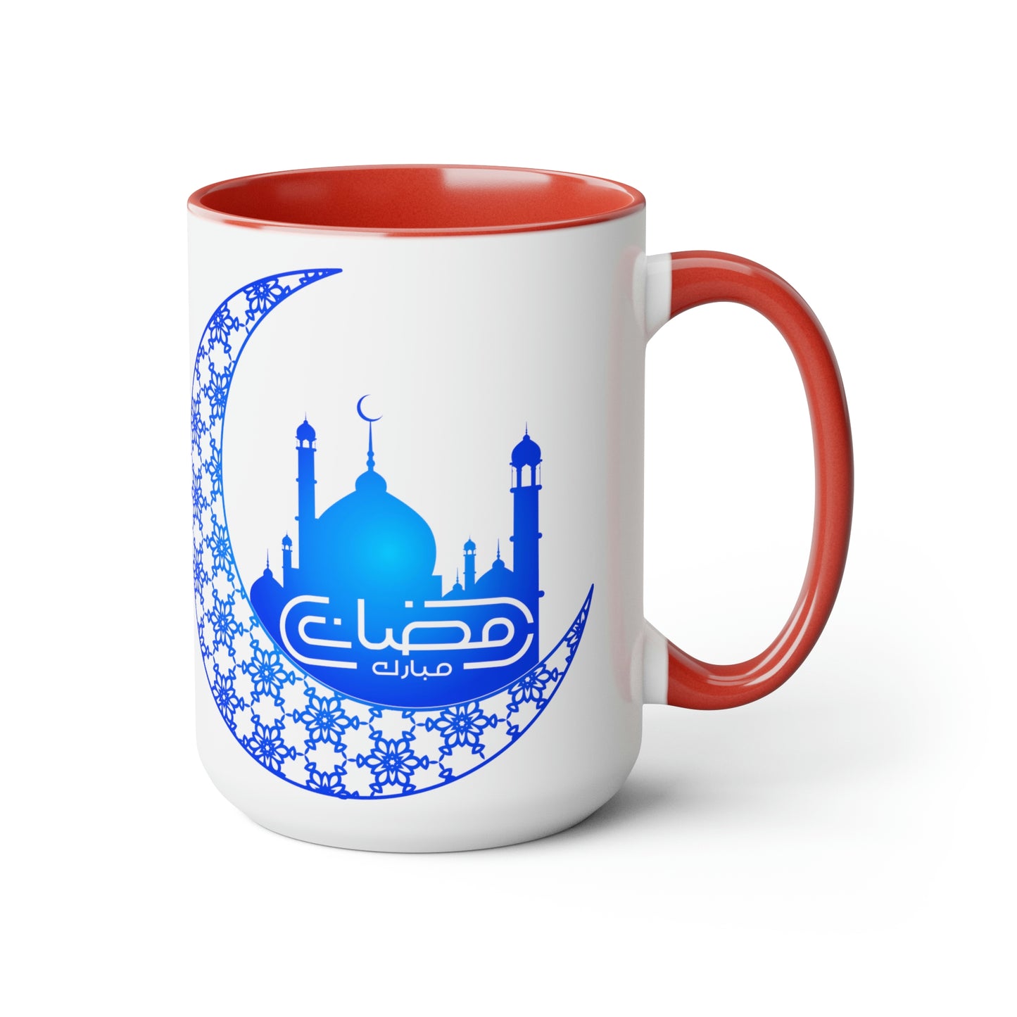 Ramadan Kareem - Two-Tone Coffee Mugs, 15oz