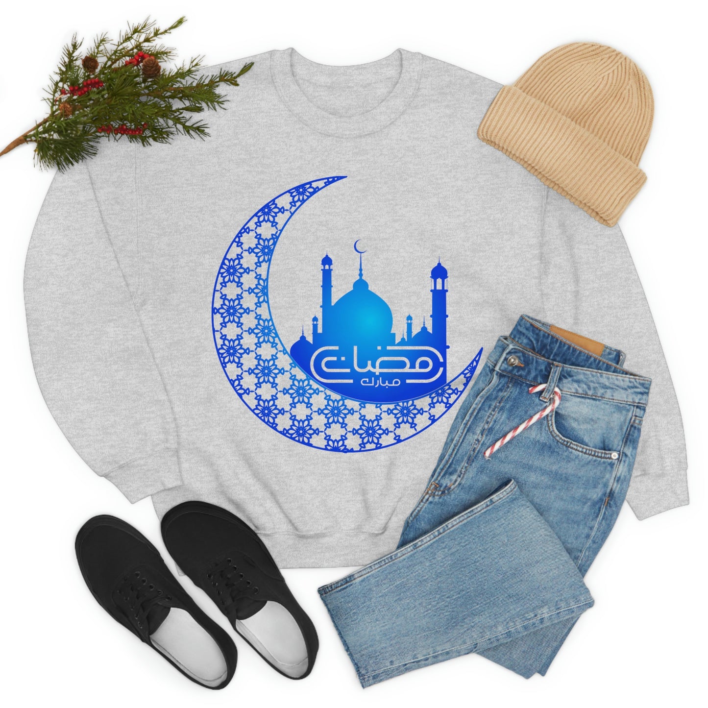 Ramadan Kareem (Style 15) - Unisex Heavy Blend™ Crewneck Sweatshirt
