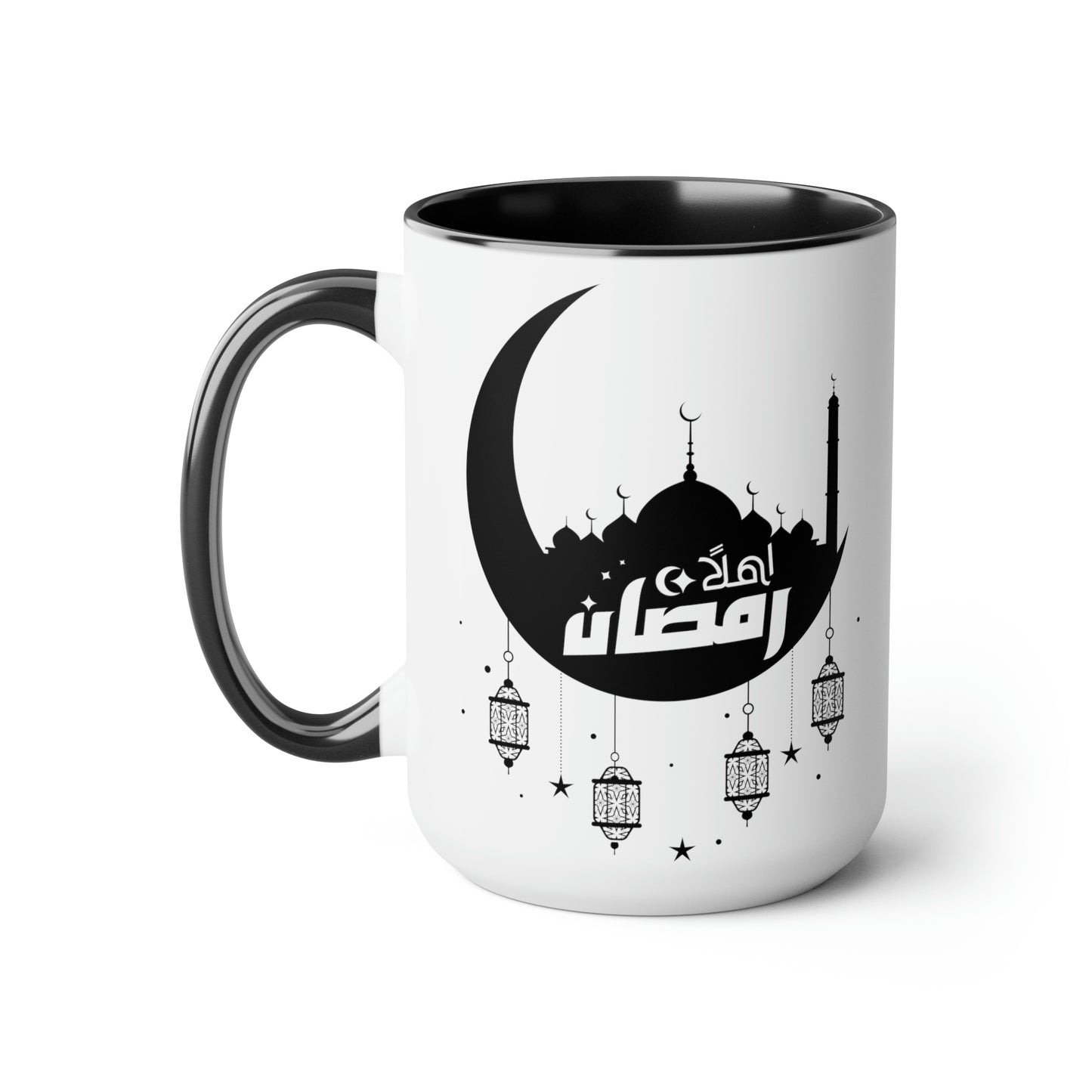 Ramadan Kareem - Two-Tone Coffee Mugs, 15oz