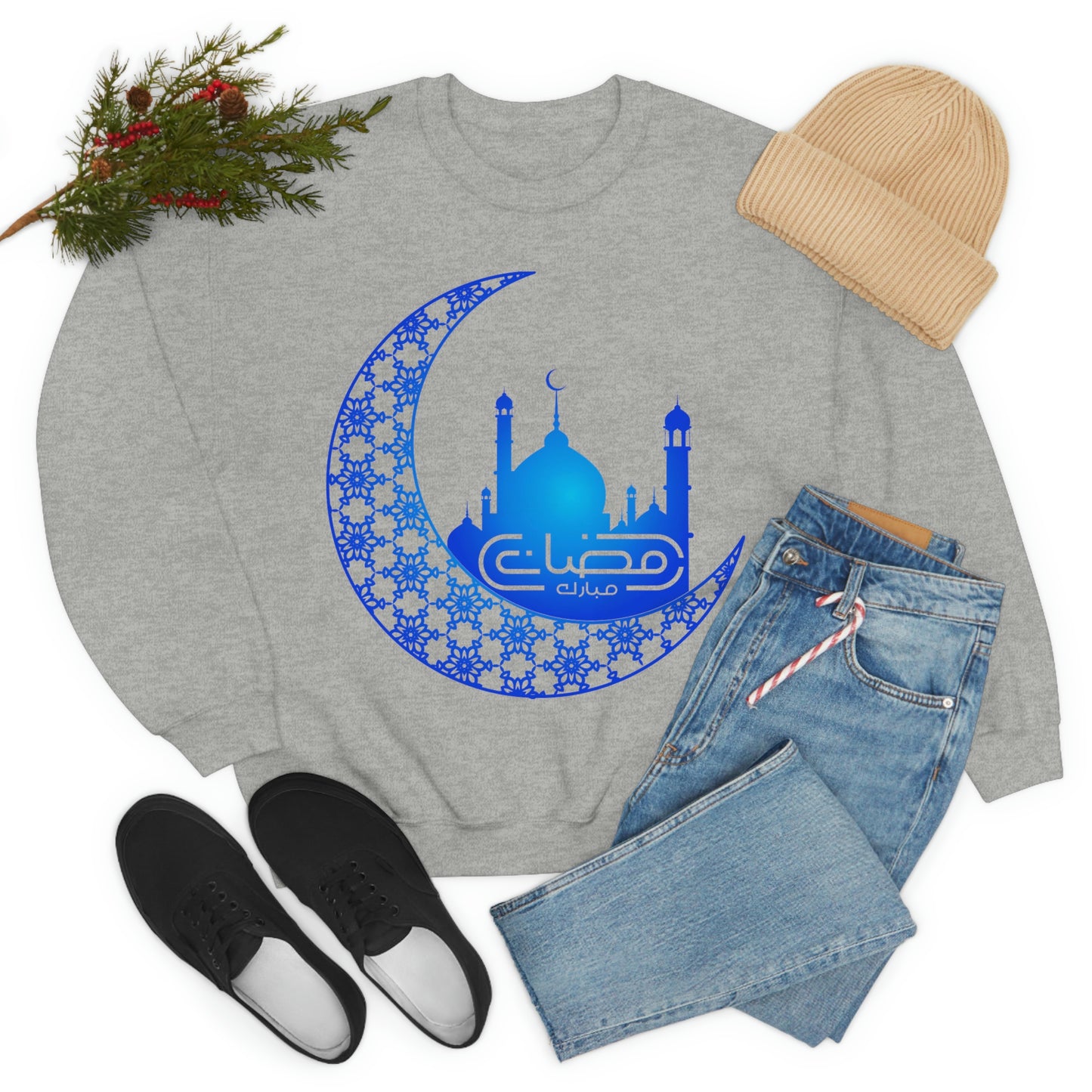 Ramadan Kareem (Style 15) - Unisex Heavy Blend™ Crewneck Sweatshirt