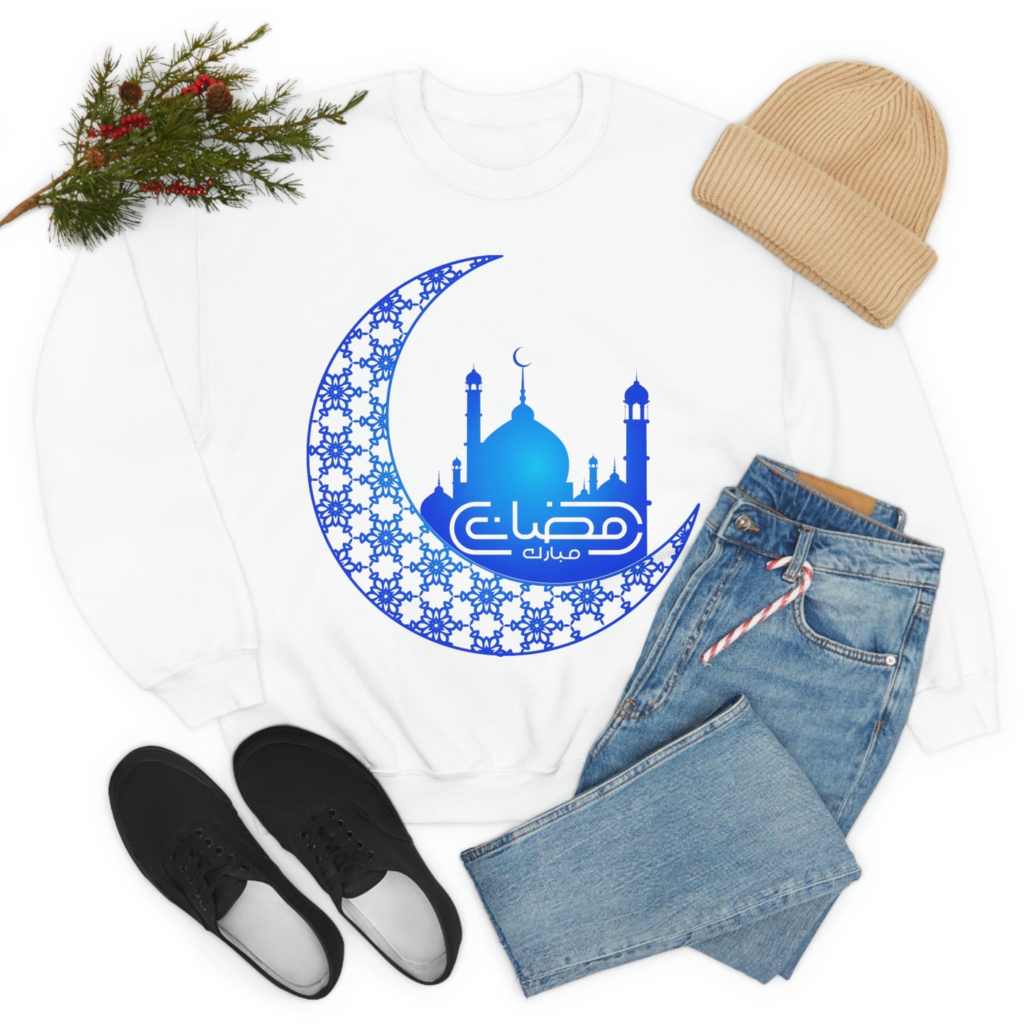 Ramadan Kareem (Style 15) - Unisex Heavy Blend™ Crewneck Sweatshirt