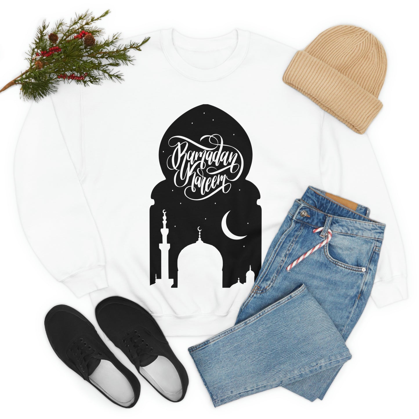 Ramadan Kareem (Style 14) - Unisex Heavy Blend™ Crewneck Sweatshirt