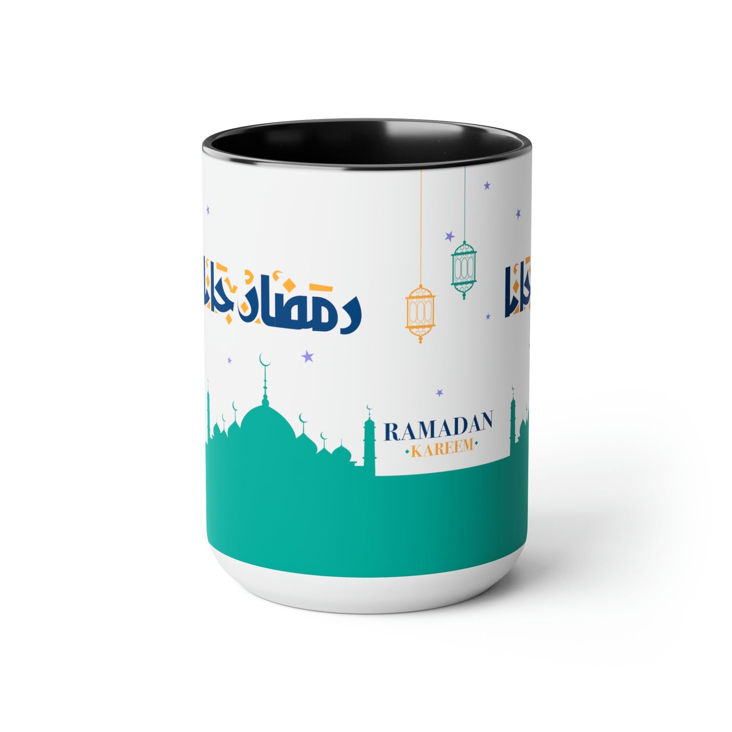 Ramadan Kareem - Two-Tone Coffee Mugs, 15oz