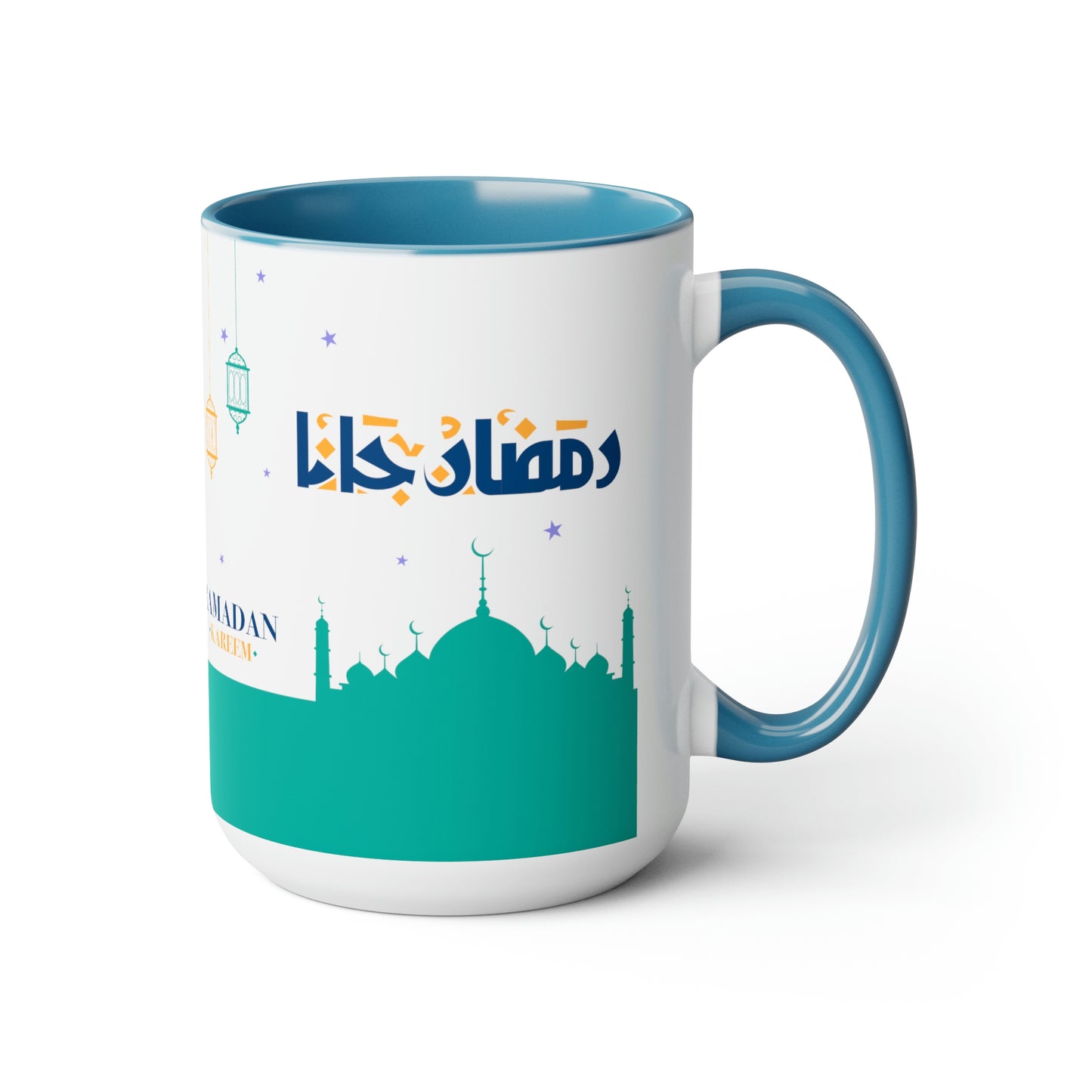 Ramadan Kareem - Two-Tone Coffee Mugs, 15oz