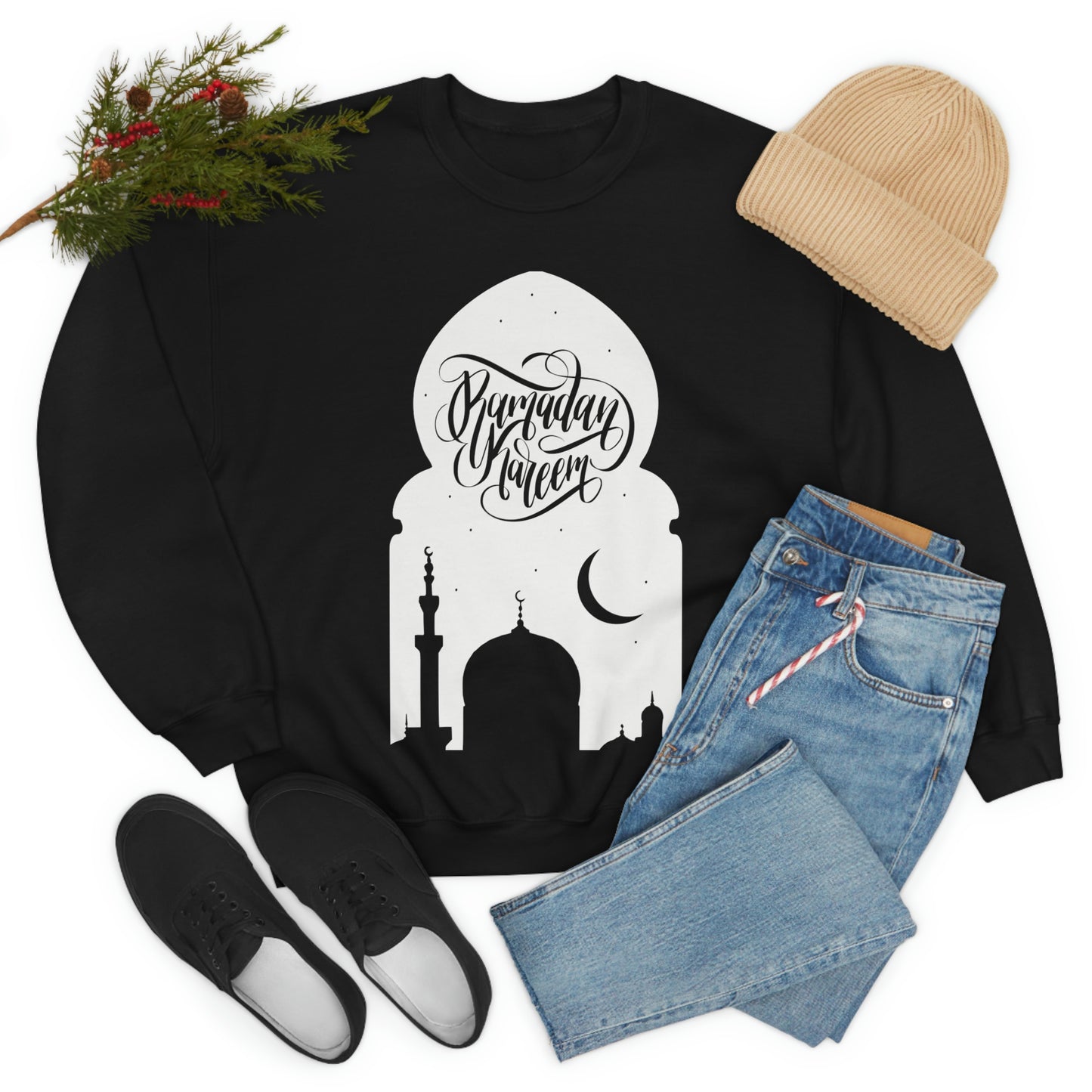 Ramadan Kareem (Style 14) - Unisex Heavy Blend™ Crewneck Sweatshirt