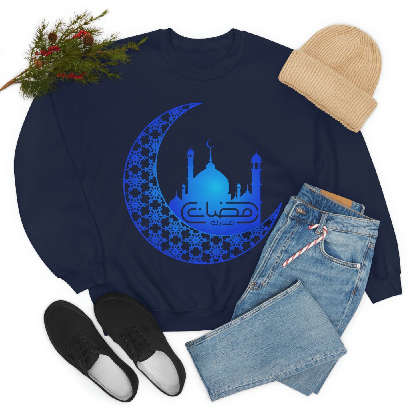 Ramadan Kareem (Style 15) - Unisex Heavy Blend™ Crewneck Sweatshirt