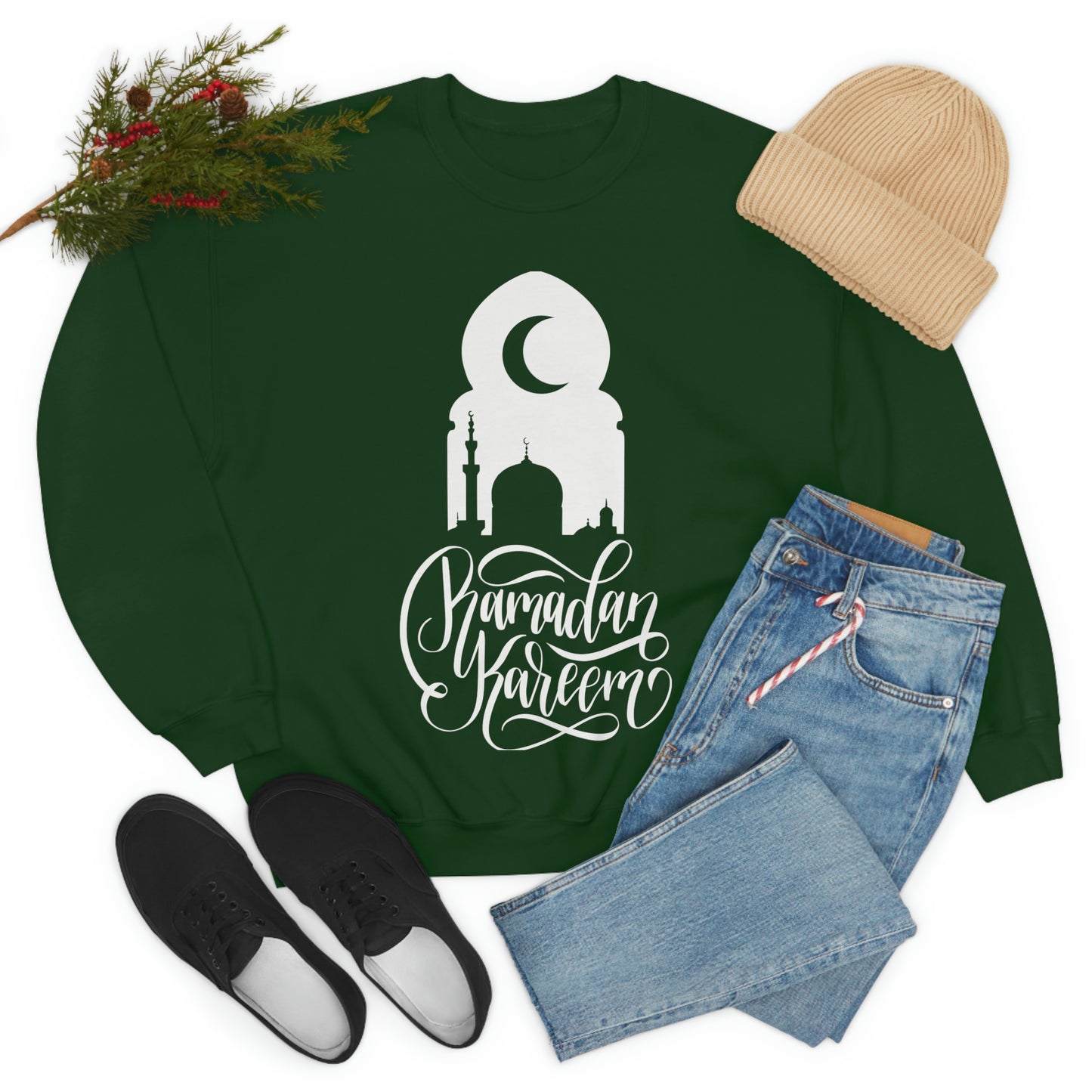 Ramadan Kareem (Style 4) - Unisex Heavy Blend™ Crewneck Sweatshirt