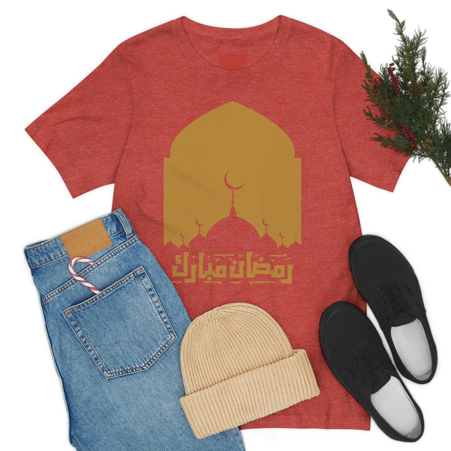 Ramadan Mubarak (Style 18) - Unisex Heavy Cotton Tee