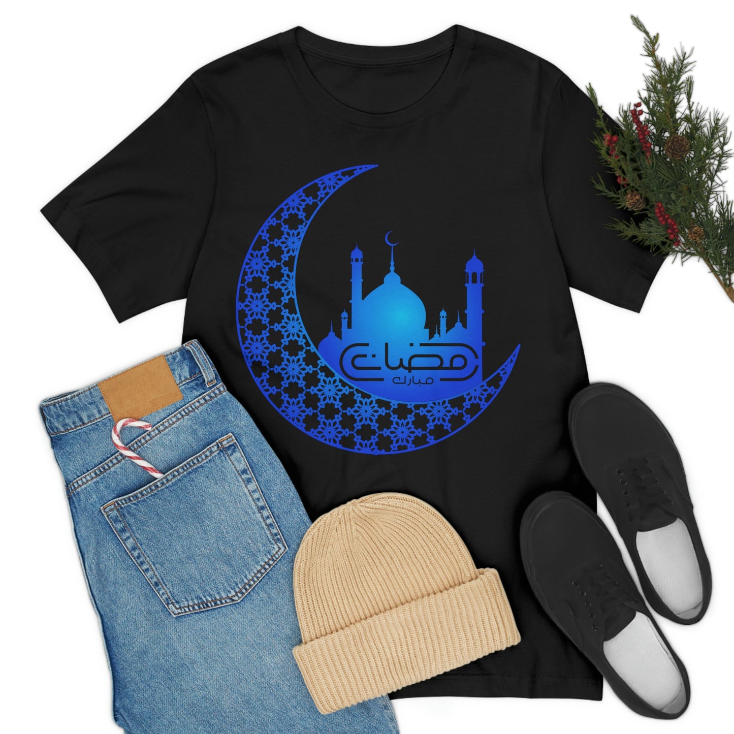 Ramadan Mubarak (Style 15) - Unisex Heavy Cotton Tee