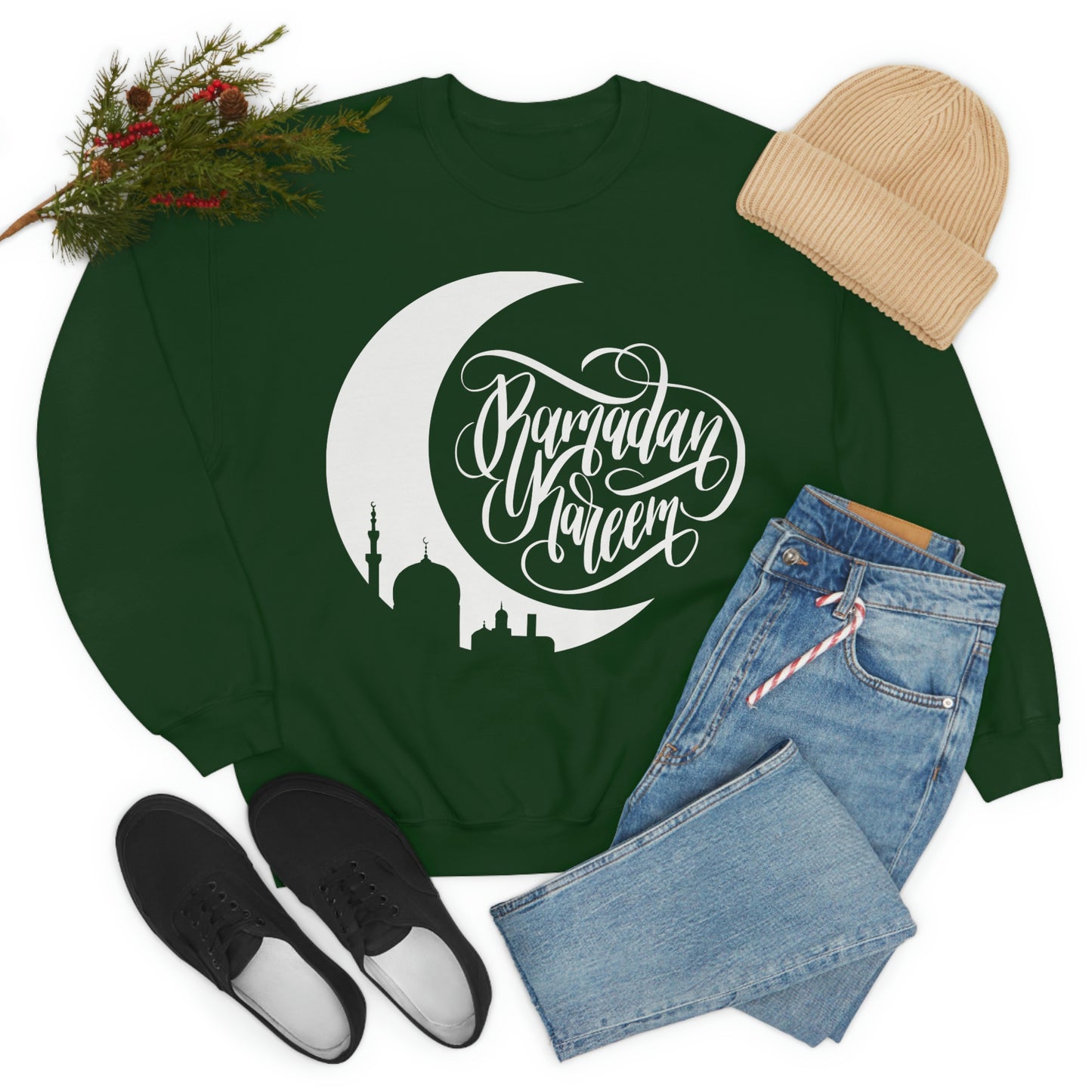 Ramadan Kareem (Style 5) - Unisex Heavy Blend™ Crewneck Sweatshirt