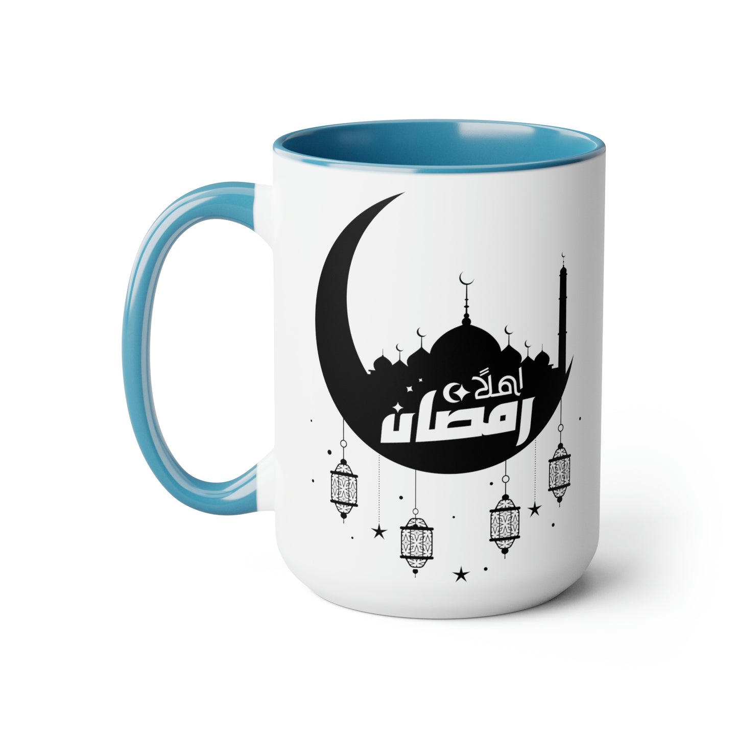 Ramadan Kareem - Two-Tone Coffee Mugs, 15oz