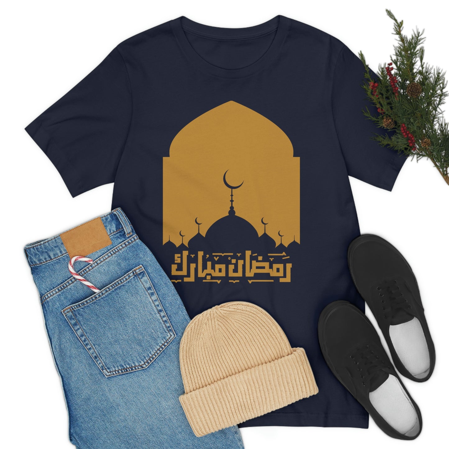 Ramadan Mubarak (Style 18) - Unisex Heavy Cotton Tee