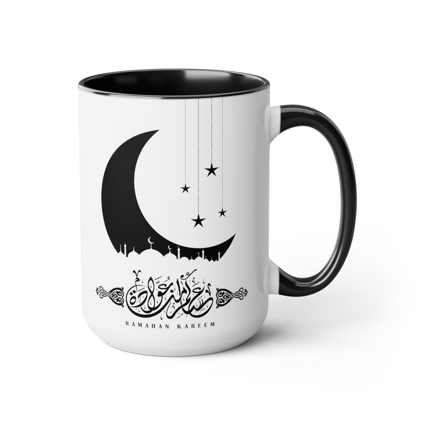 Ramadan Kareem - Two-Tone Coffee Mugs, 15oz