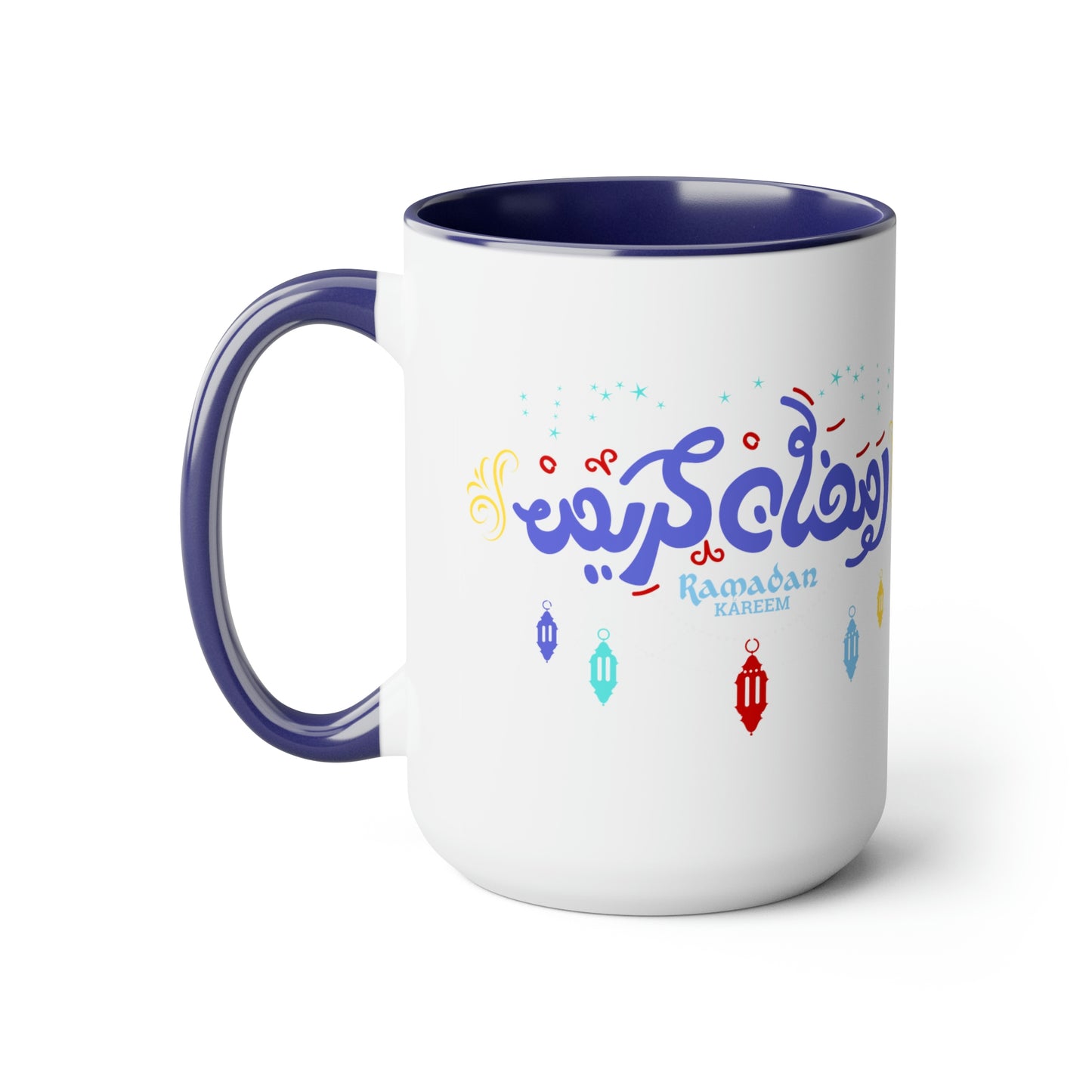 Ramadan Kareem - Two-Tone Coffee Mugs, 15oz