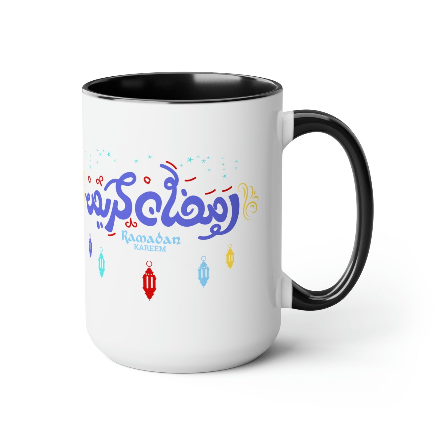 Ramadan Kareem - Two-Tone Coffee Mugs, 15oz