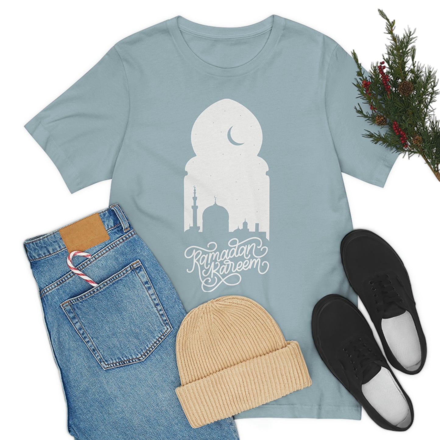 Ramadan Kareem (Style 3) - Unisex Heavy Cotton Tee