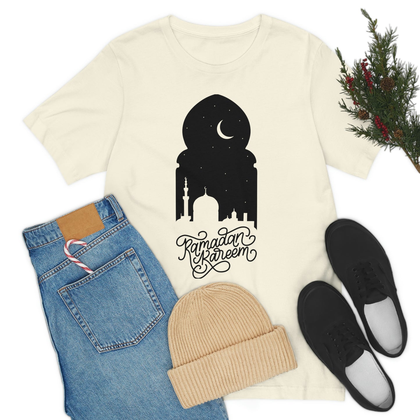 Ramadan Kareem (Style 3) - Unisex Heavy Cotton Tee