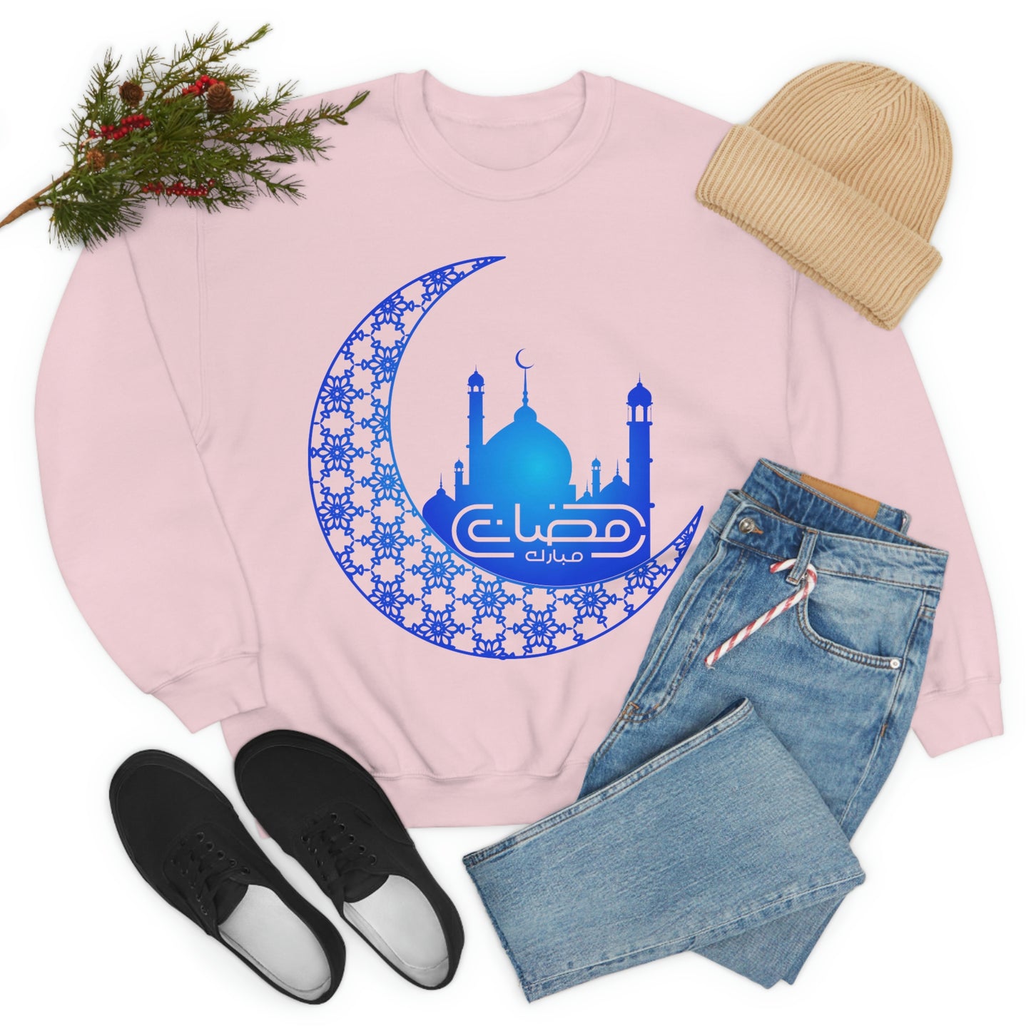 Ramadan Kareem (Style 15) - Unisex Heavy Blend™ Crewneck Sweatshirt