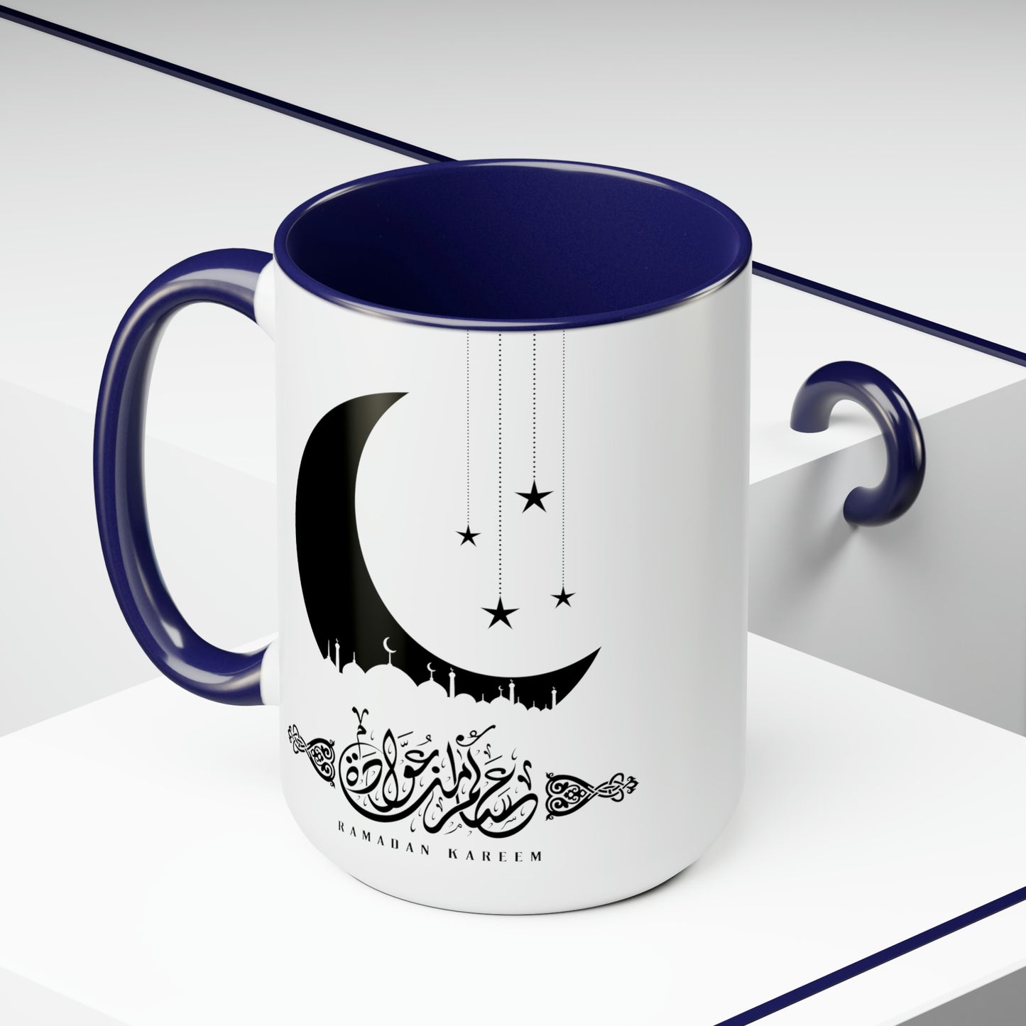 Ramadan Kareem - Two-Tone Coffee Mugs, 15oz